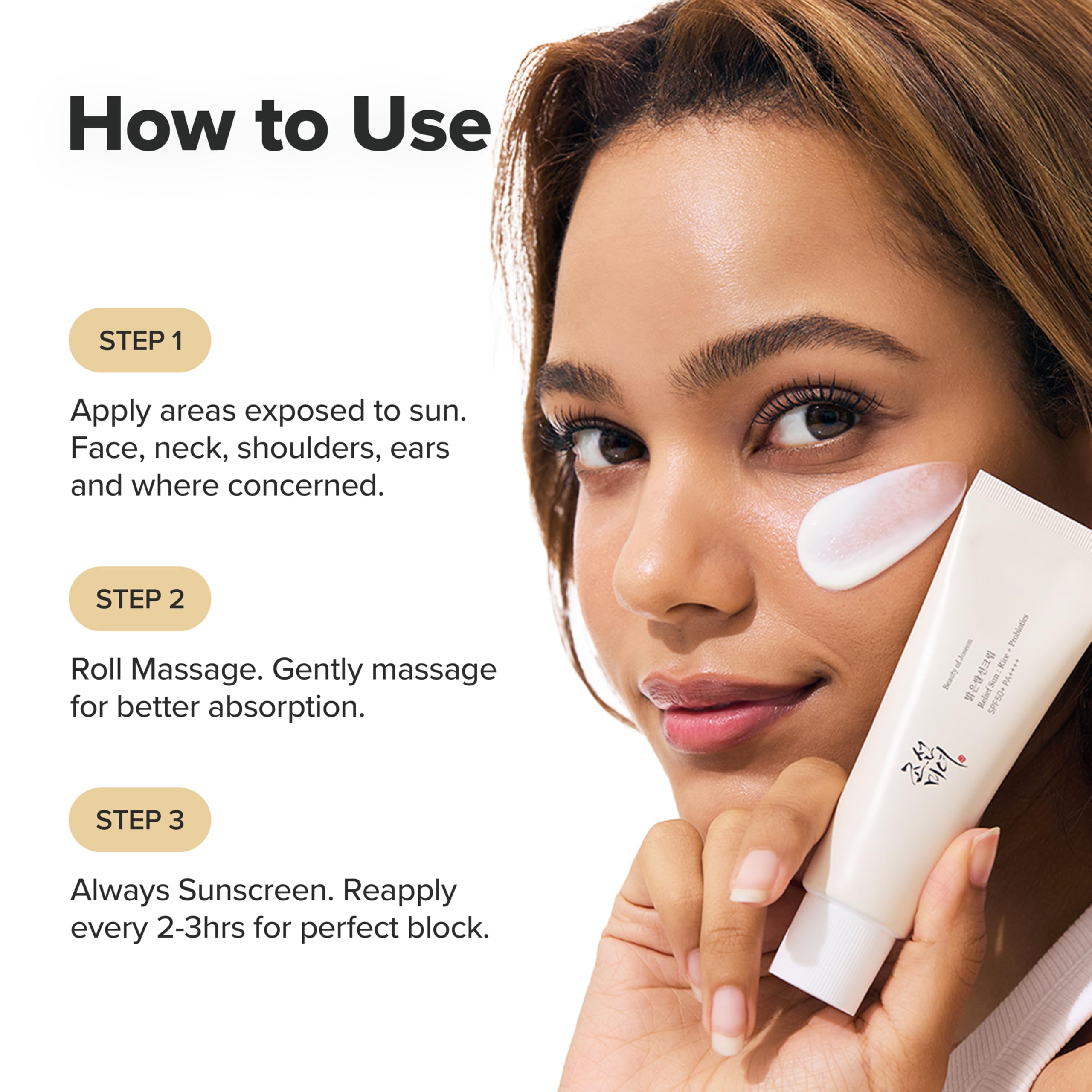 Beauty of Joseon Relief Sun Rice Probiotics SPF 50+ PA++++ Korean Sunscreen sunblock for Face Daily Sunscreen for Men Women Skincare 50ml