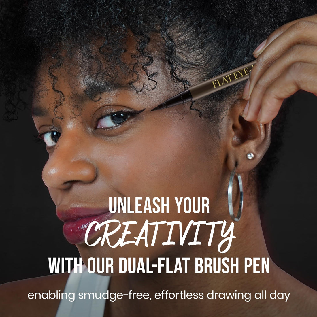 Liquid Precision Eyeliner Pen, Waterproof & Smudge-Proof, Long-Lasting Black Eye Liner, Fine & Bold Lines, 0.5g Halalzen