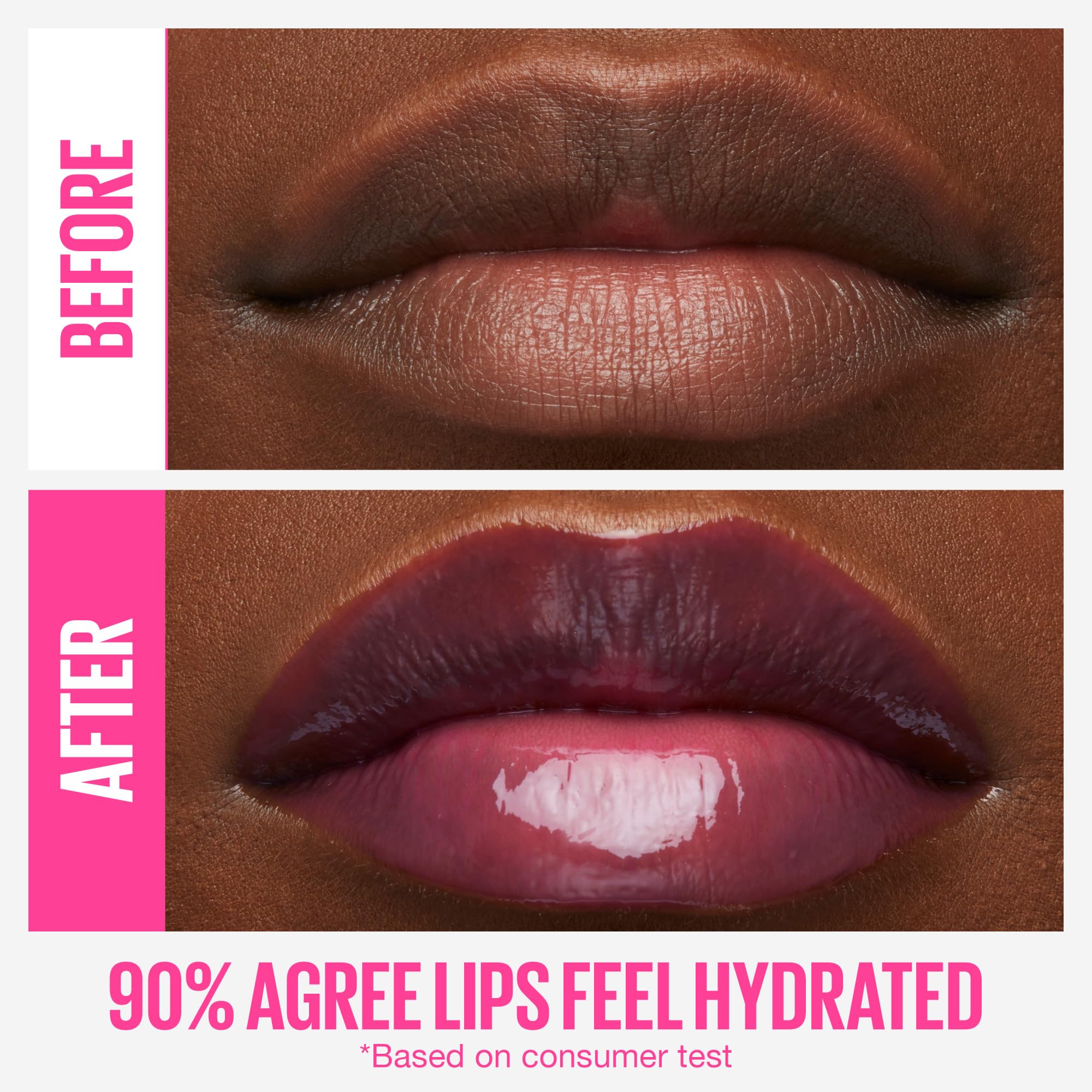 Maybelline Lifter Gloss, Hydrating Lip Gloss with Hyaluronic Acid, Ice, Pink Neutral, 0.18 Ounce