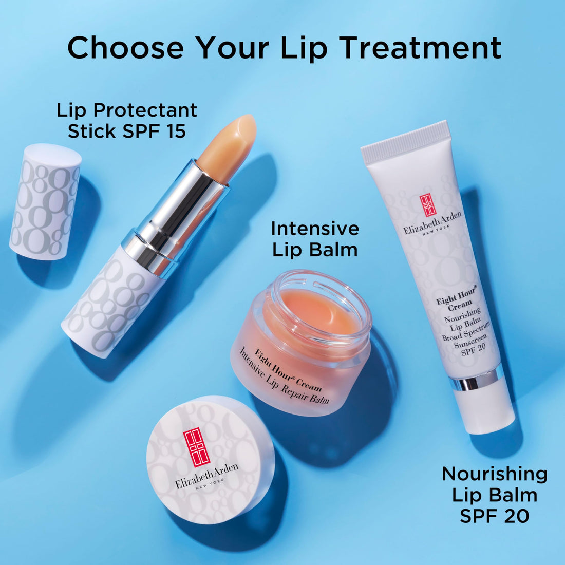 Elizabeth Arden Eight Hour Cream Nourishing Lip Balm SPF 20, 14.8ml, Long-lasting Moisture & Conditioning, Sun Protection for Dry Lips, Unisex