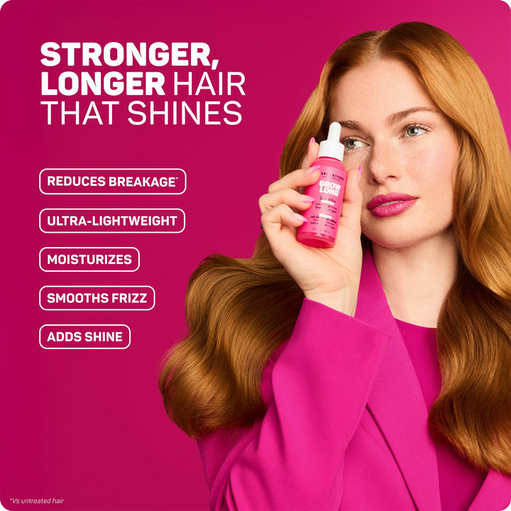 Marc Anthony Grow Long Scalp & Hair Serum - Anti-Breakage Formula Nourish, Strengthen & Hydrate Scalp & Hair Follicles - Natural Shine & Fuller-Looking Hair Strands from Root to Tip, 2 fl oz Halalzen