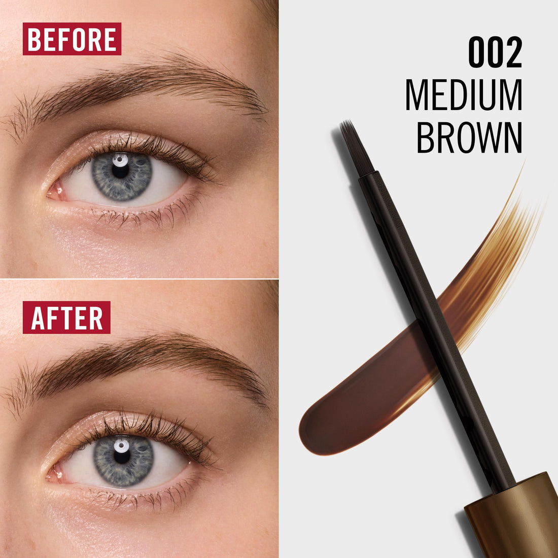 Rimmel Wonder’Bond Brow Filler Peel‑Off Tint, Medium Brown, Semi‑Permanent Brow Tint with Biotin for Fuller, Thicker Brows, Waterproof & Transfer‑Proof, 2‑in‑1 Tint & Brow Mask, Vegan, 7.7ml
