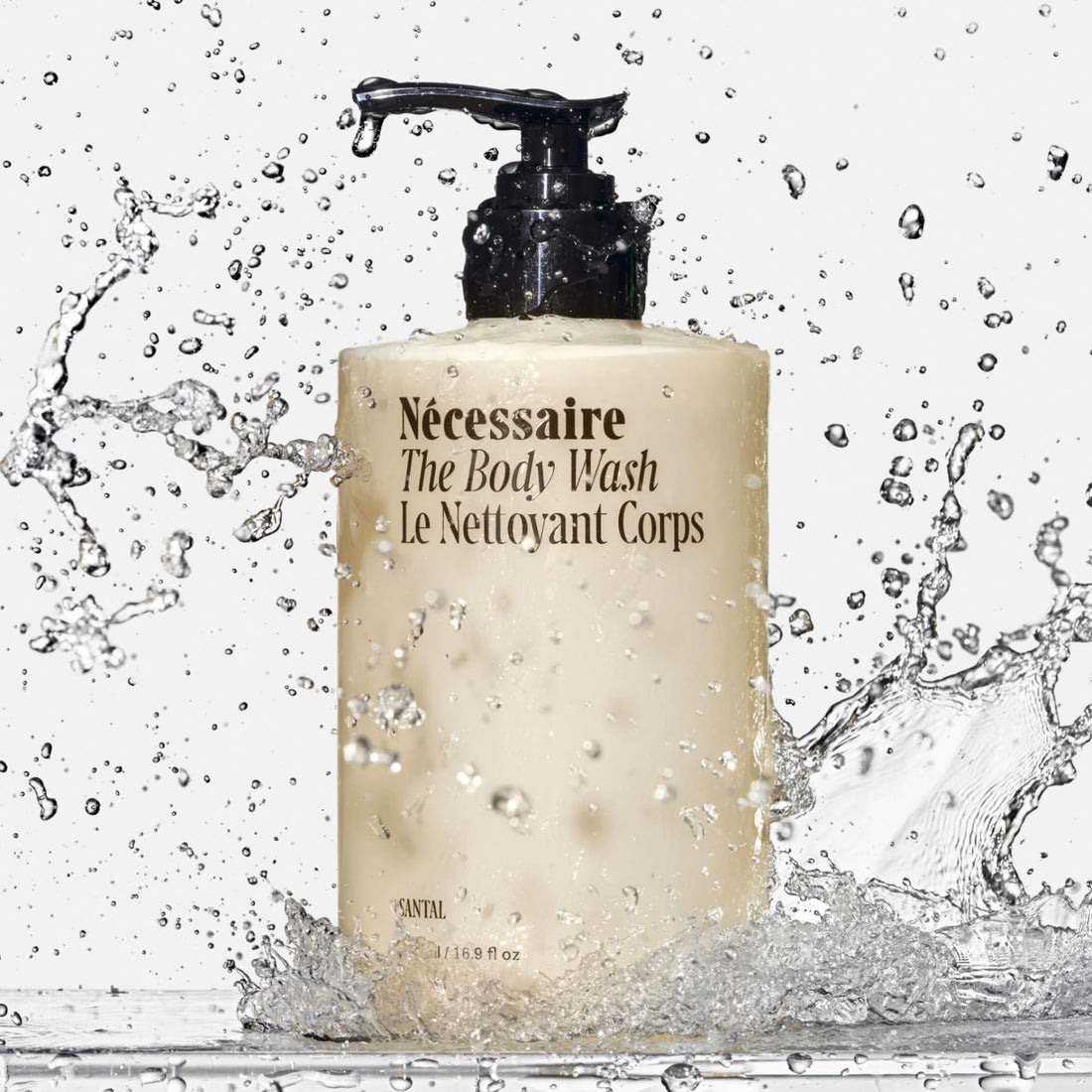 Nécessaire The Body Wash Eucalyptus — Multi-Oil Shower Gel Body Wash for Women + Men. Non-Comedogenic + Hypoallergenic for Sensitive Skin with Niacinamide. 500ml/16.9 fl oz