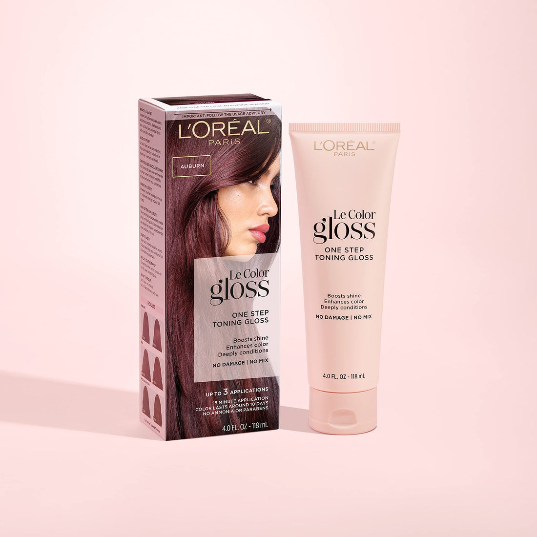 L’Oreal Paris Le Color Gloss One Step In-Shower Toning Hair Gloss for Bleached Hair, Neutralizes Brass, Conditions & Boosts Shine, Platinum Pearl, 4 Ounce