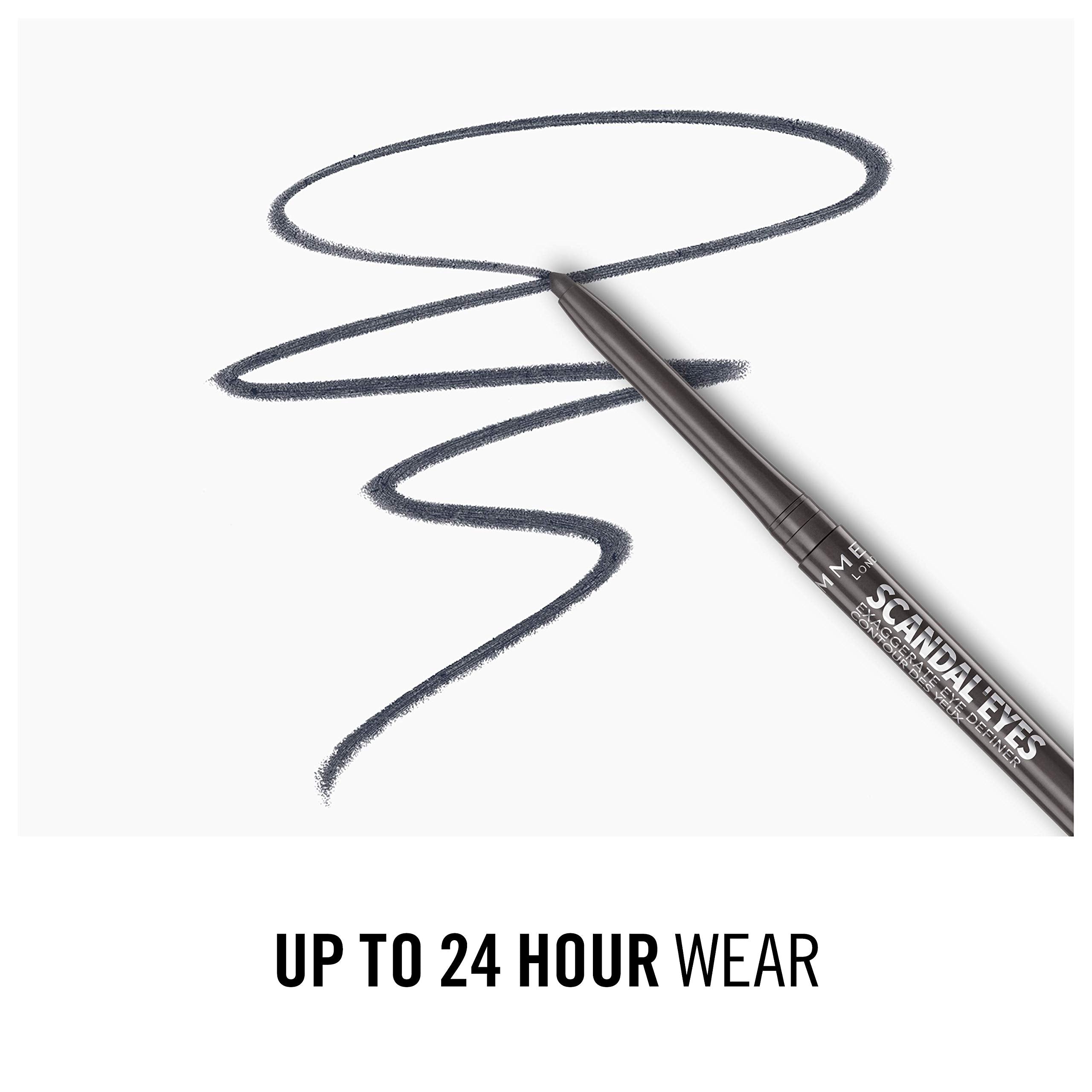 Rimmel London Scandaleyes Exaggerate Eye Definer, 001 Intense Black, 0.35g Halalzen