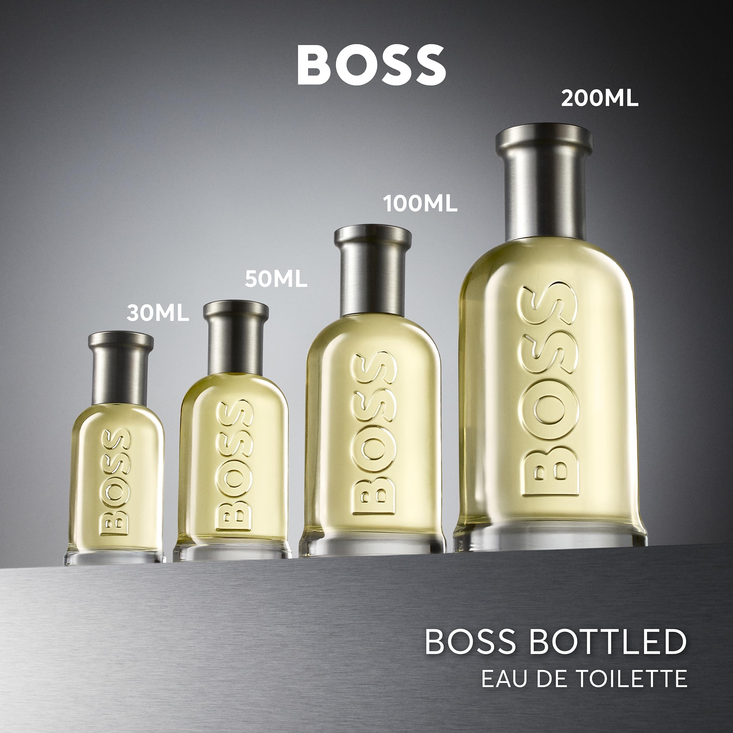 BOSS Bottled - Eau de Toilette for Him - Woody & Fruity Fragrance with Notes of Apple, Cinnamon and Wood - Medium Longevity