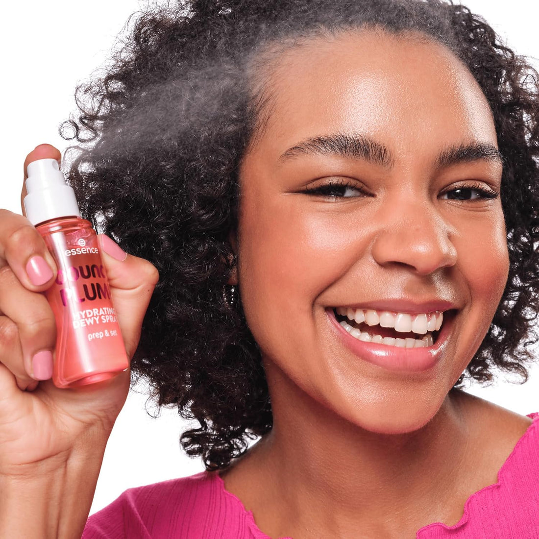 essence bouncy PLUMP HYDRATING DEWY SPRAY, moisturizing/hydrating, caring, fixing, dewy (50ml) Halalzen