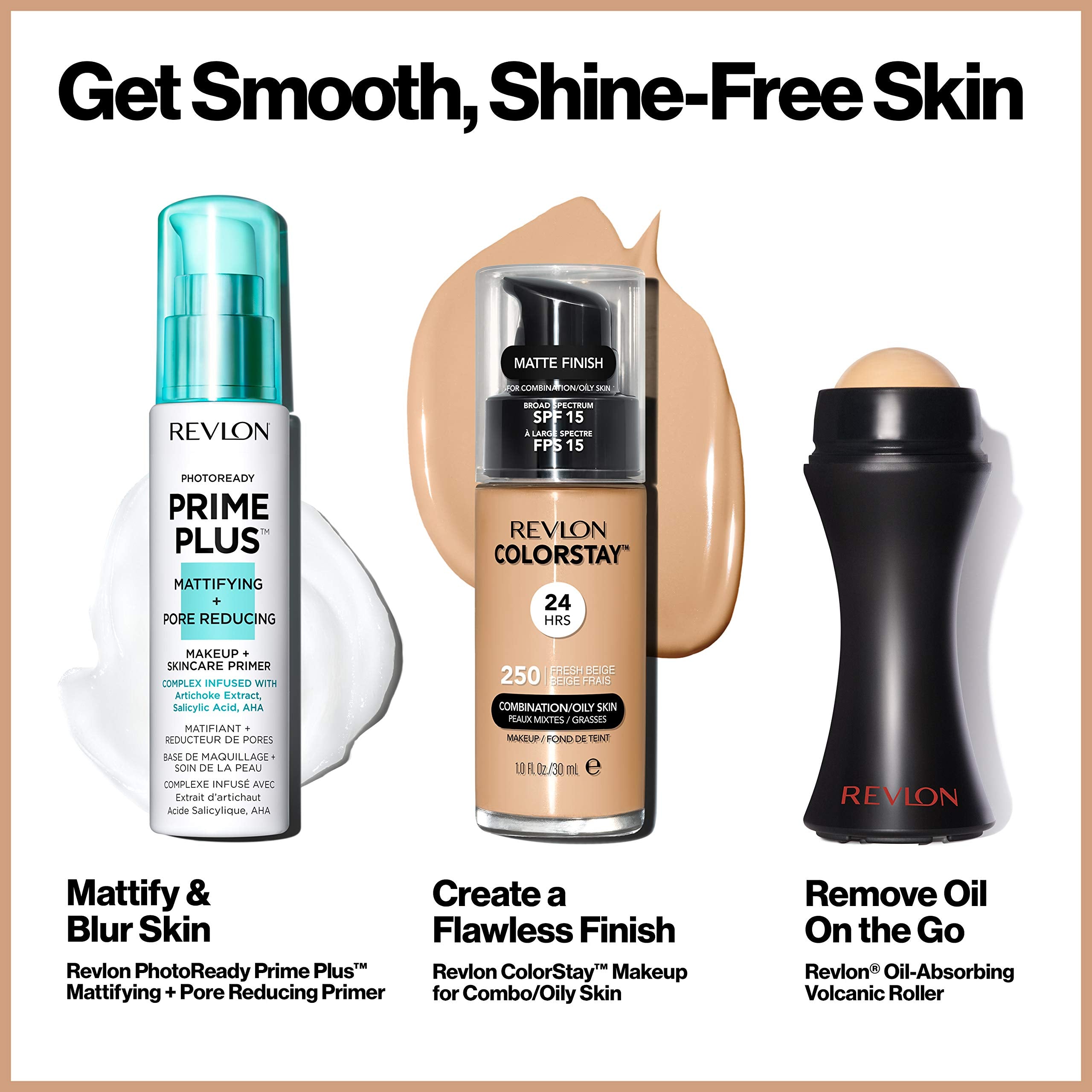 Revlon Colorstay Liquid Foundation Makeup for Combination/Oily Skin SPF15 Medium to Full Coverage (30ml) Matte Finish, Buff (150) Unisex Halalzen