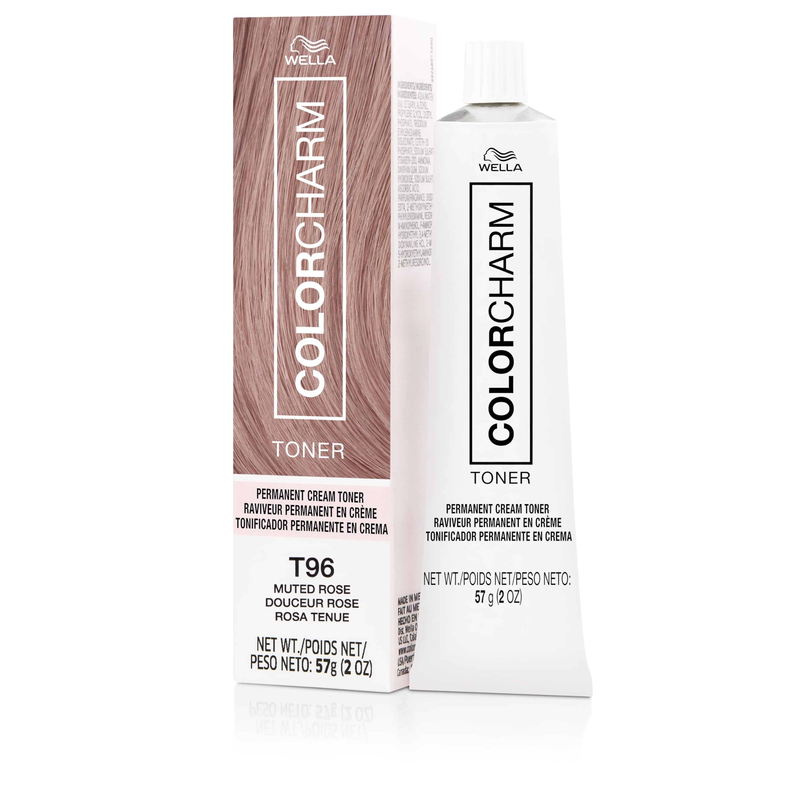 COLORCHARM Permanent Crème Hair Toner | Free of Animal-Derived Ingredients, Parabens Free & Gluten Free | 2 oz