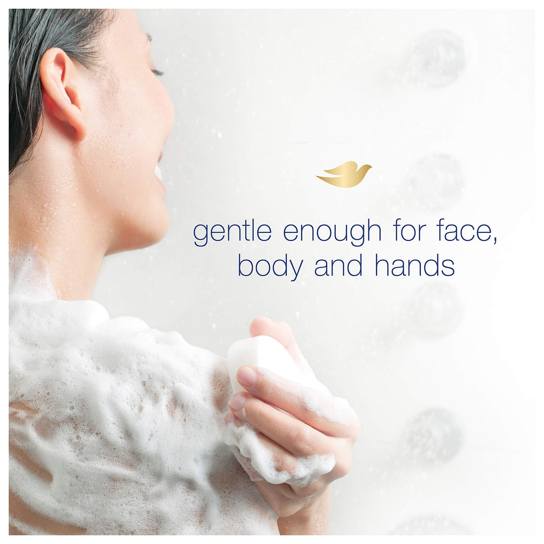 Dove Beauty Bar Soap Sensitive, 8 Bars for Sensitive Skin, Fragrance Free and Hypoallergenic 3.75 oz