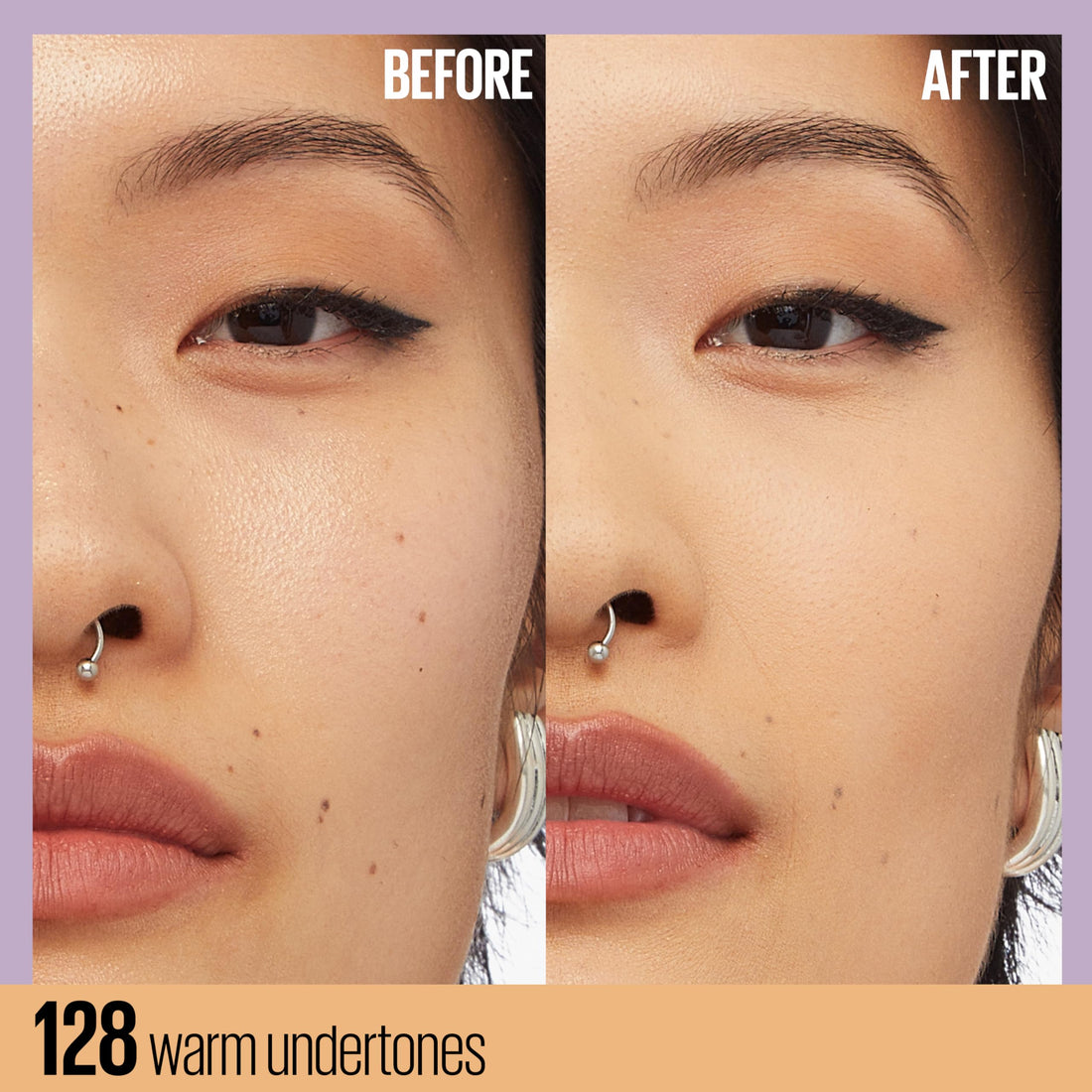 Maybelline New York Super Stay up to 30HR Lumi-Matte Foundation, Medium-Full Coverage, Vegan Formula*, Amino Acids, Niacinamide, Vitamin E, All Day Wear - Shade: 118 Halalzen