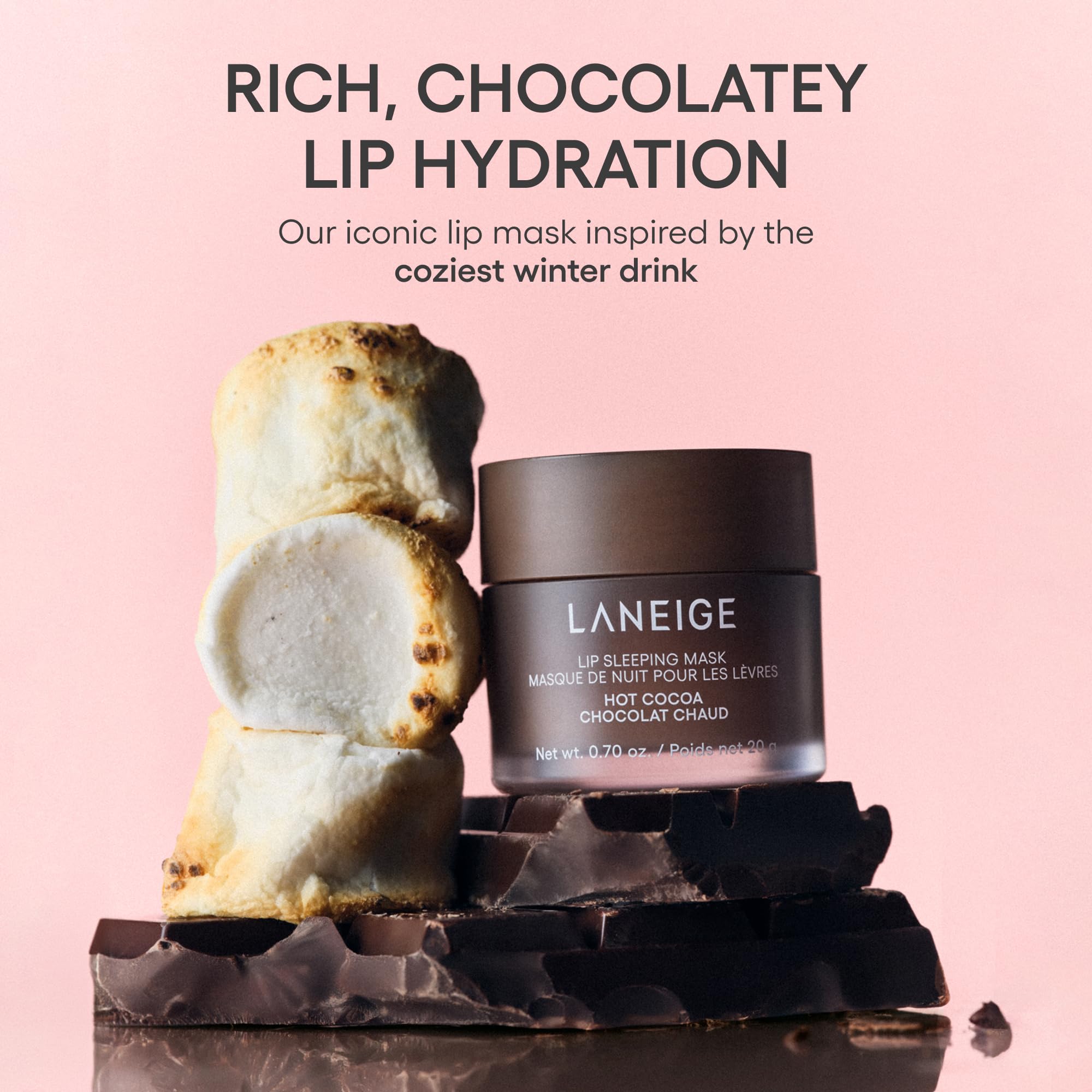 LANEIGE Lip Sleeping Mask: Nourish, Hydrate, Vitamin C, Murumuru & Shea Butter, Antioxidants, Flaky, Dry Lips Halalzen