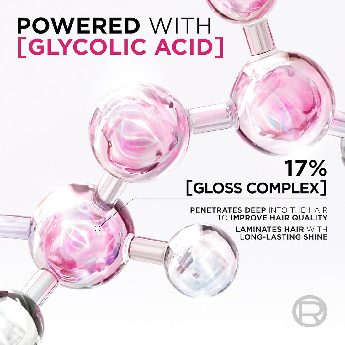 L'Oréal Paris Rinse-Off Treatment For Dull Hair, Elvive Glycolic Gloss 5 Minute Lamination With 17% Gloss Complex, Fills Hair Fibres For Instant Silkiness And Long-Lasting Smooth Shine For Days, 200ml