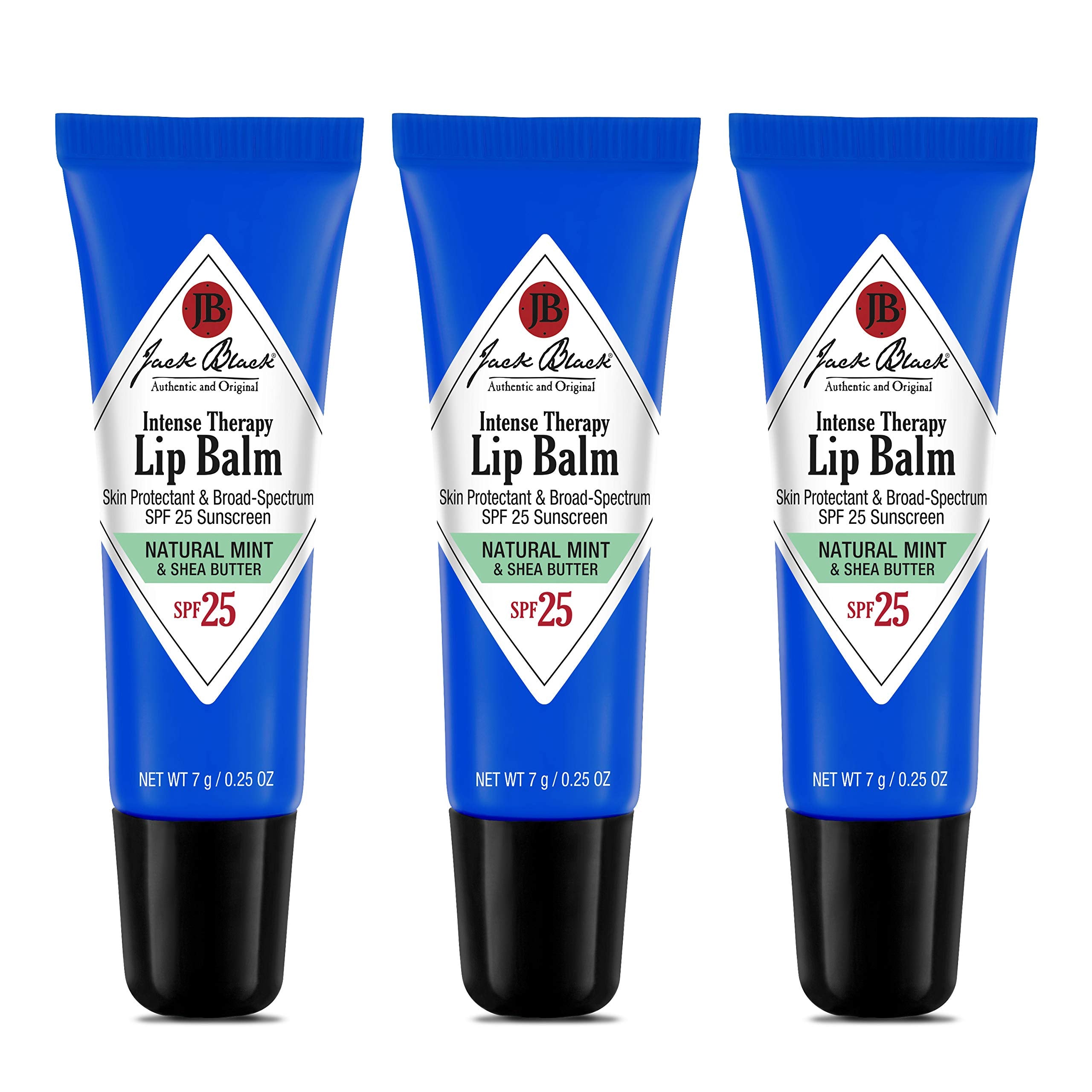 Jack Black Intense Therapy Lip Balm, 0.25-Oz. – SPF 25 Sun Protection, Lip Moisturizer, Hydrating Lip Balm with SPF, Lip Sunscreen Halalzen