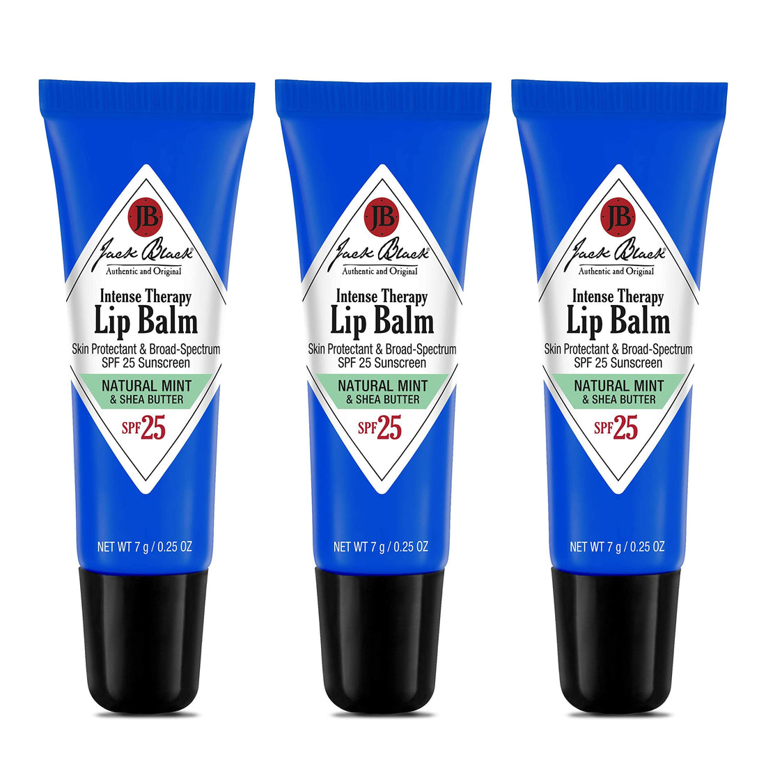 Jack Black Intense Therapy Lip Balm, 0.25-Oz. – SPF 25 Sun Protection, Lip Moisturizer, Hydrating Lip Balm with SPF, Lip Sunscreen Halalzen