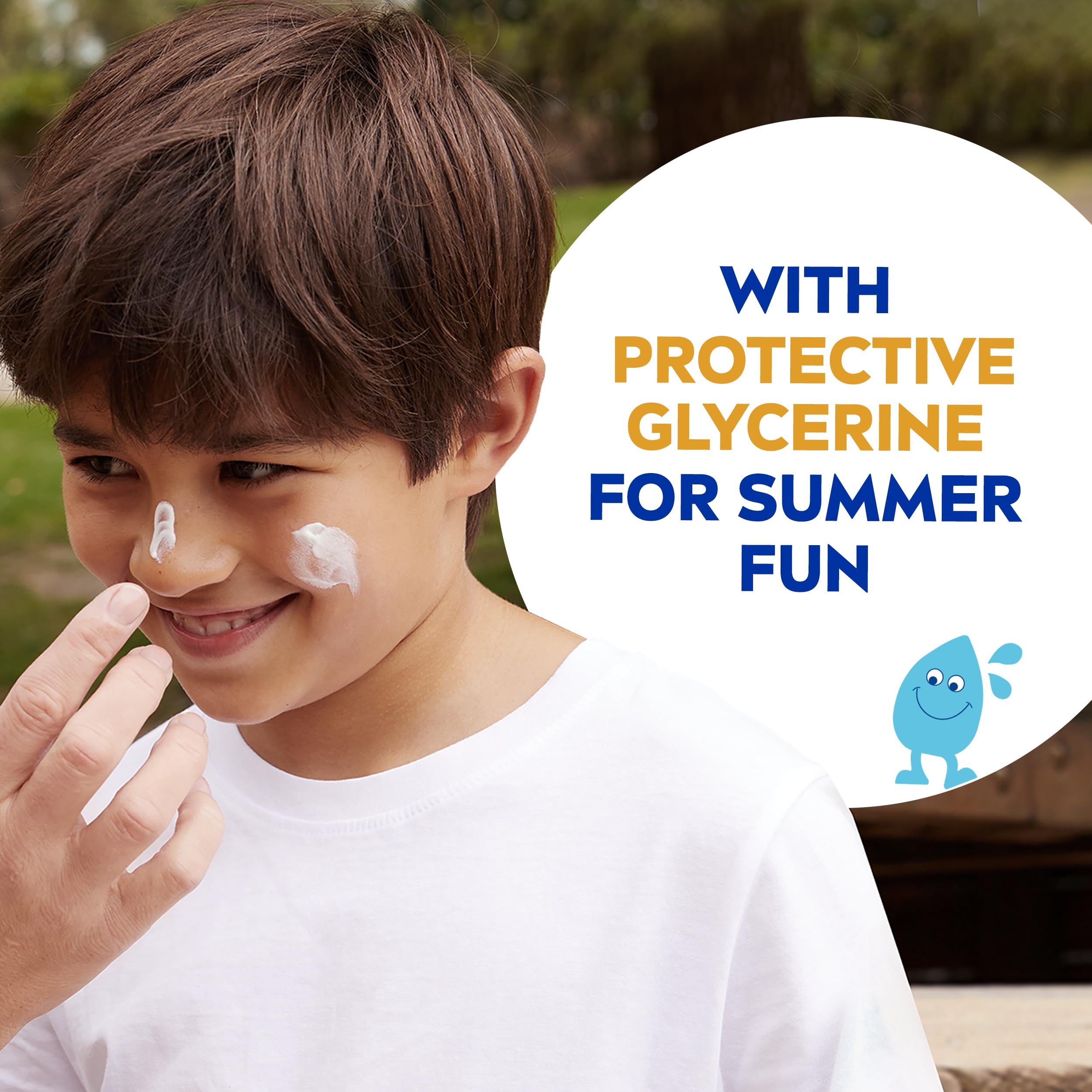 NIVEA Sun Kids Protect & Care To Go SPF 50+ Lotion (50ml), Moisturising Kids Sun Cream Immediately Protects Delicate Skin Against Sunburn and Long-Term UV Damage, Fast-Absorbing No White Cast Formula