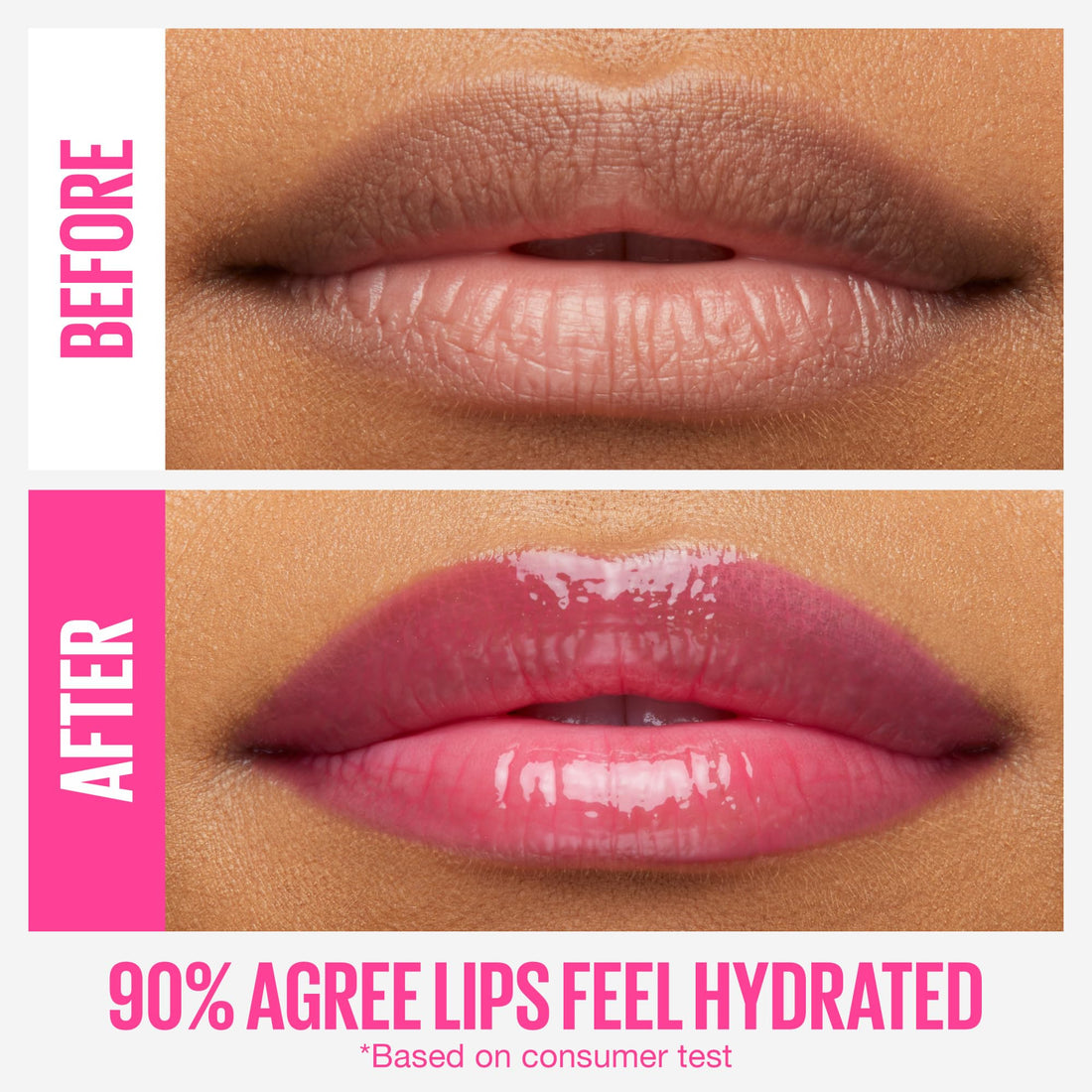 Maybelline Lifter Gloss, Hydrating Lip Gloss with Hyaluronic Acid, Ice, Pink Neutral, 0.18 Ounce