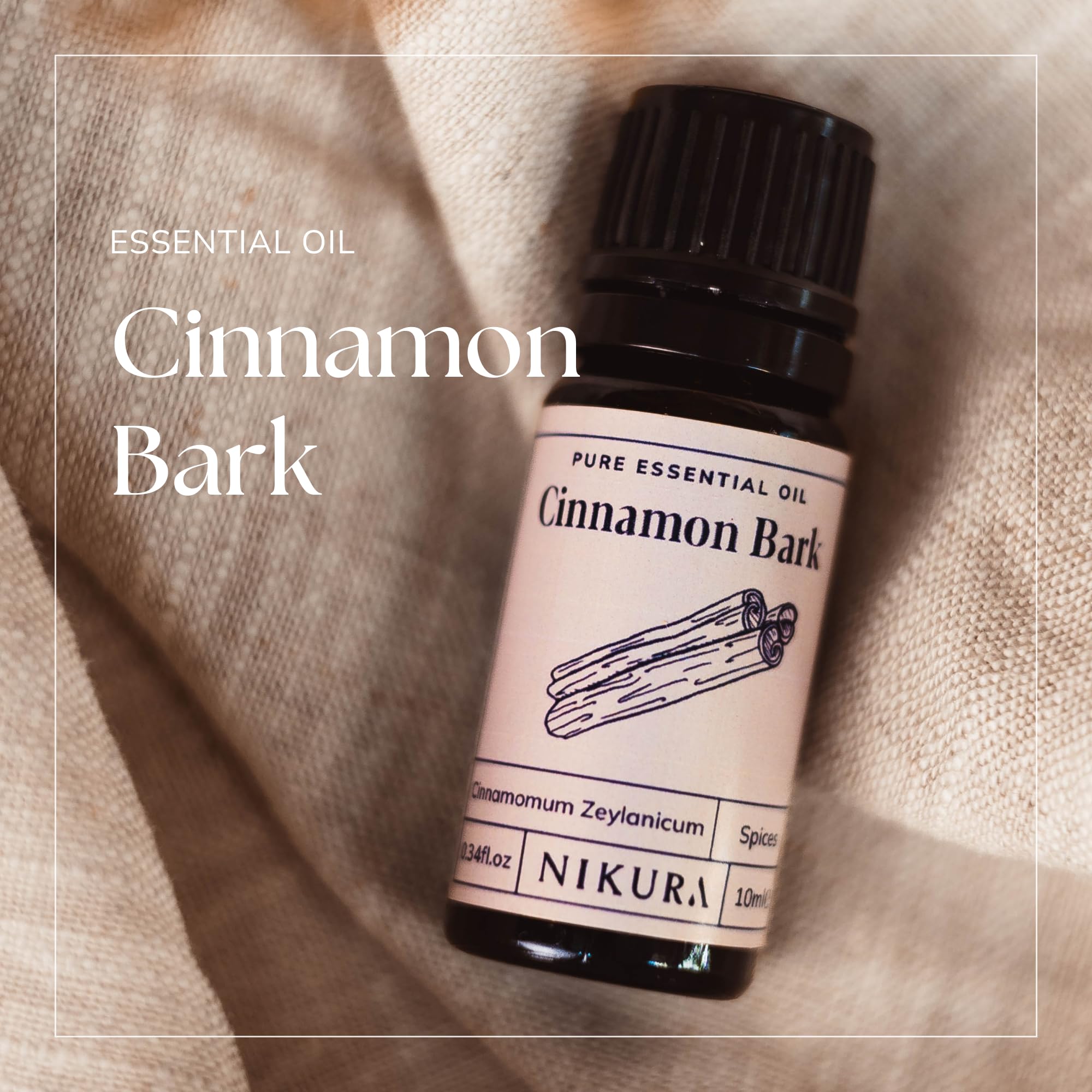 Nikura Peppermint Essential Oil - 10ml | Perfect for Repelling Spiders, Rats, Mice, Bugs, Ants | Great for Hair, Headaches Relief, Energy Boost, Skin, Candle Making | Vegan & UK Made