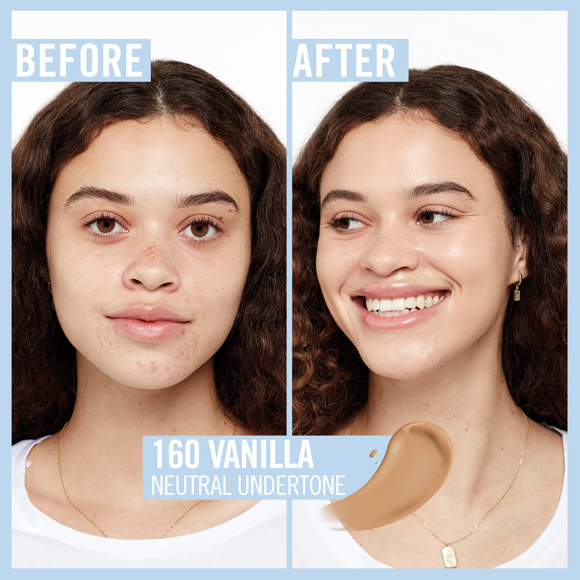 Rimmel Kind + Free Moisturising Skin Tint Foundation, Vanilla 160 Halalzen