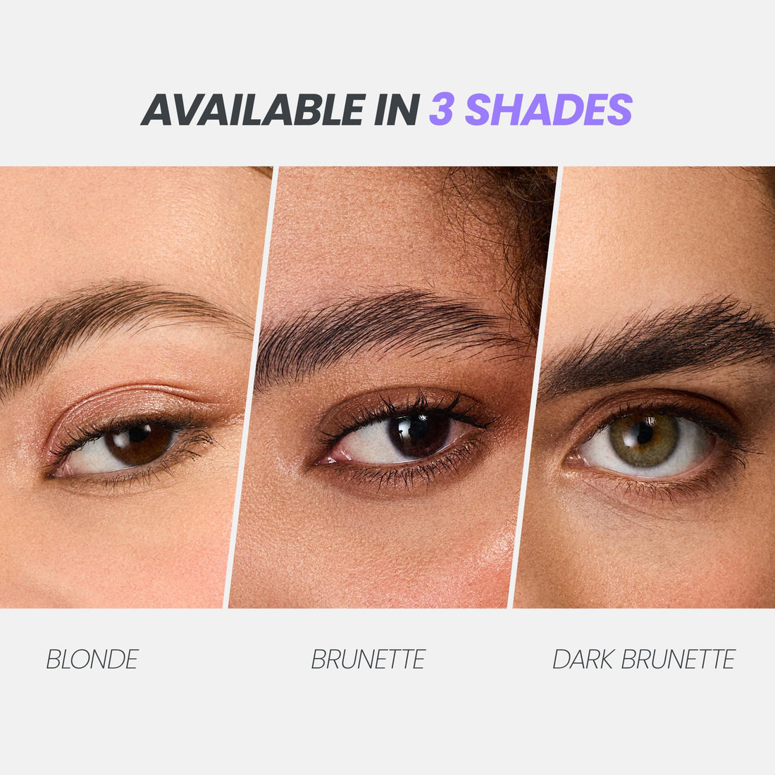 Wonderskin Brow/Do Eyebrow Gel Topper - Skinrageous All-Day Eyebrow Tint Mascara, Long-Lasting, Waterproof & Transfer-Proof Brow Gel Topper (Dark Brunette)