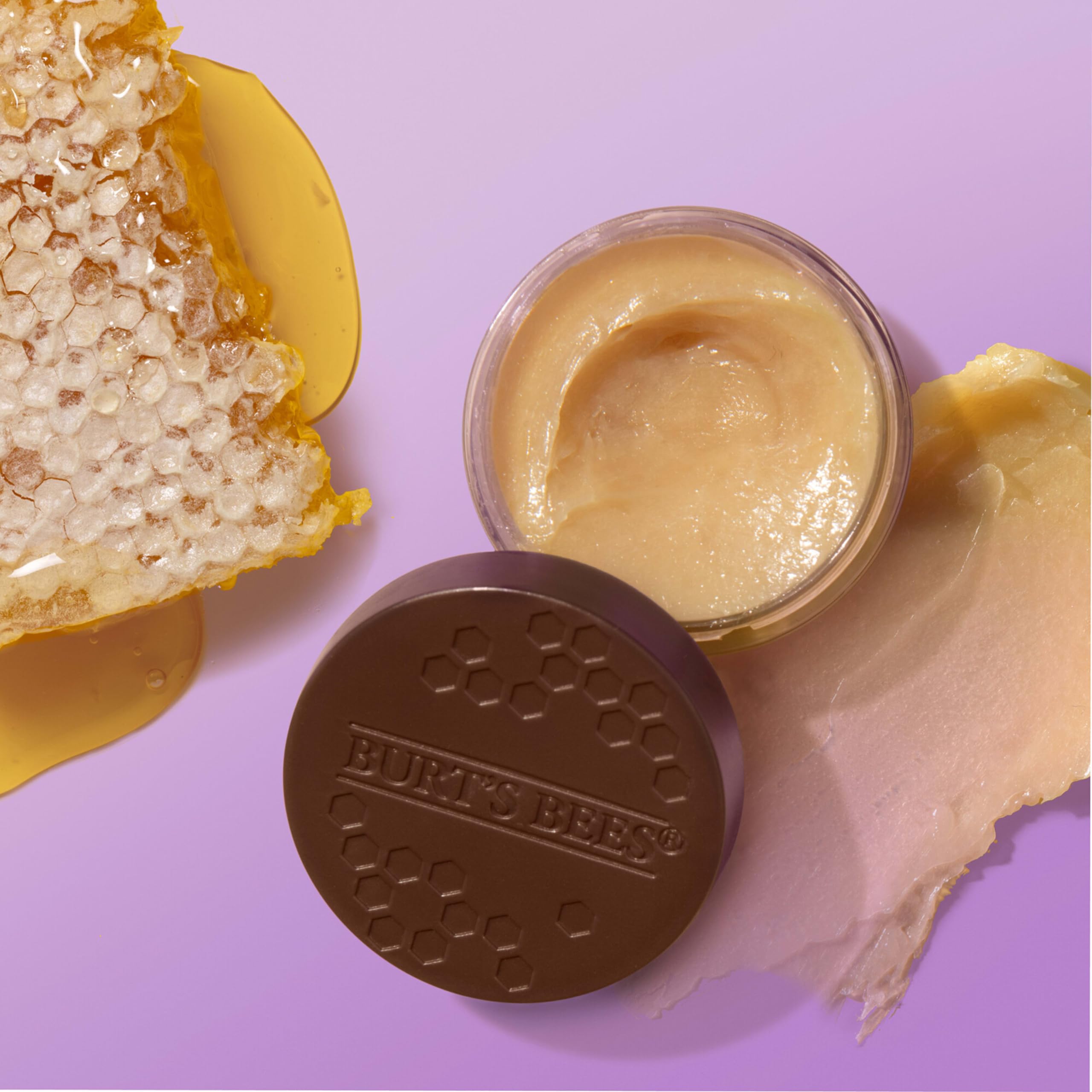 Burt's Bees Overnight Lip Sleeping Mask, 0.25 oz - Moisturizing, Hydrating, Exfoliating, Reduces Fine Lines, Ceramide Infused, Passionfruit Scent Halalzen