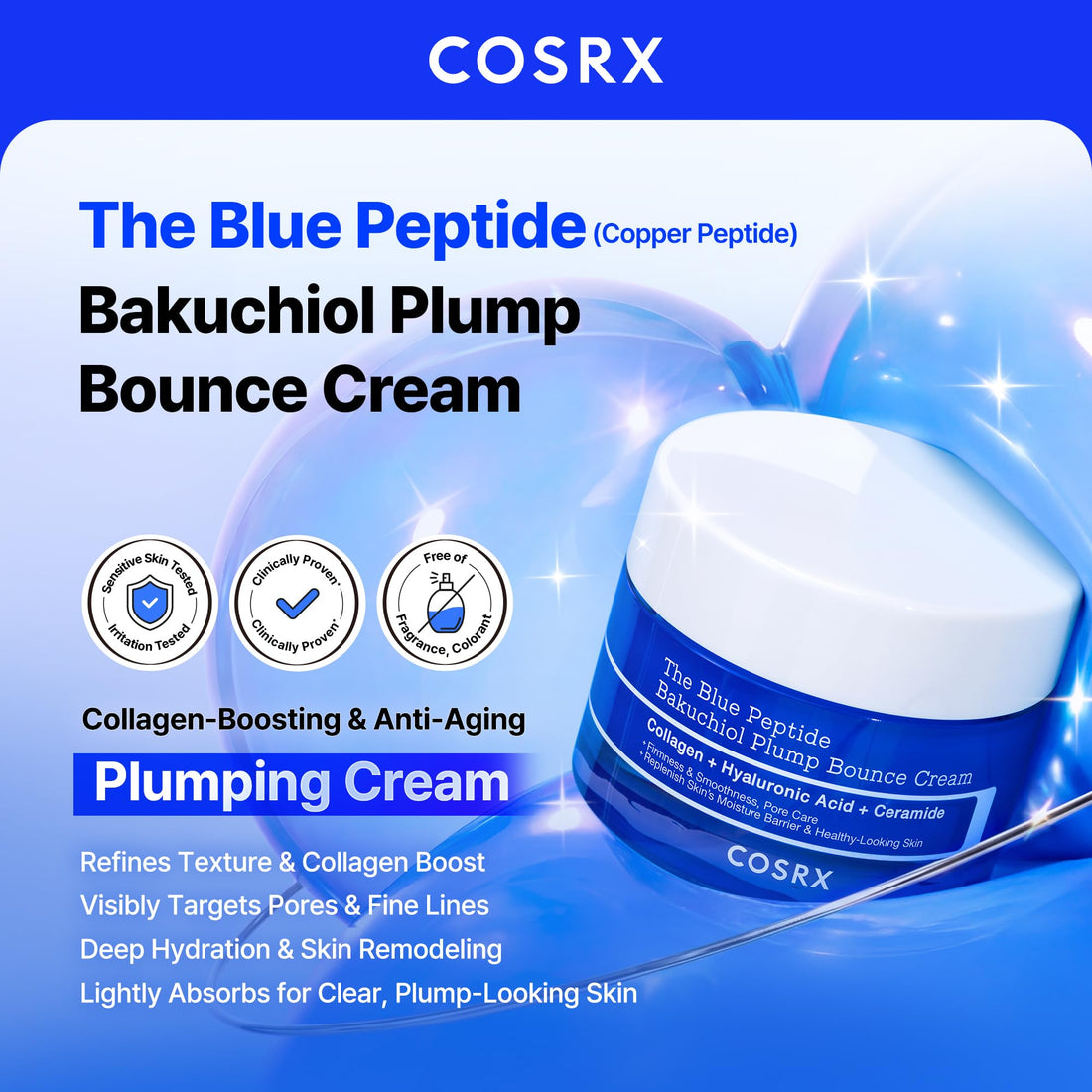 COSRX 6 Peptide Collagen Serum Face Toner with Niacinamide & Hyaluronic Acid, Hydrating & Firming Korean Essence, Anti-Wrinkle & Pore-Tightening Serum For Plump & Even Skin Tone, Korean Skincare 150ml