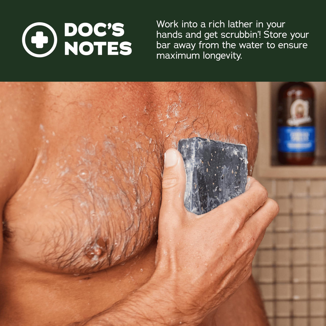 Dr. Squatch Natural Men’s Bar Soap - Cold Process Body Soap Bar with Natural Oils - Gifts for Men - Birchwood Breeze, Fresh Falls & Wood Barrel Bourbon (5 oz, 3-Pack)