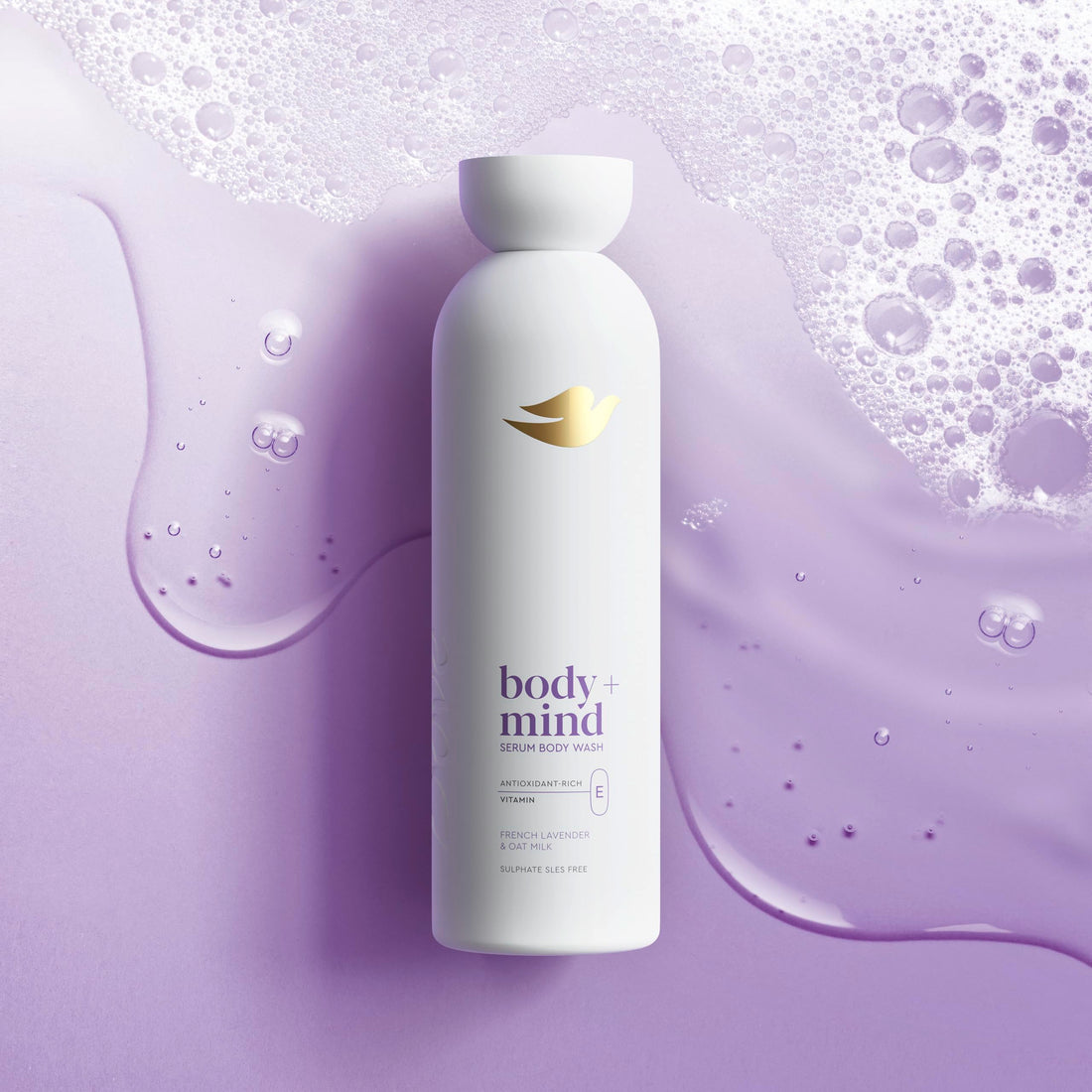 Dove Body + Mind Jojoba Oil & Coconut Milk Serum Body Wash body cleanser with antioxidant-rich vitamin E for glowing skin 350 ml