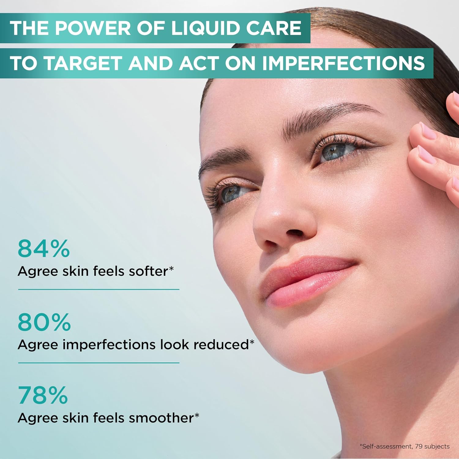 Garnier Salicylic Acid Skin Perfecting Liquid Care Toner, 7% Niacinamide & Squalane, AHA, Reduces Pores & Blemishes, Smooths & Evens Skin, Vegan & Cruelty-Free, 120ml