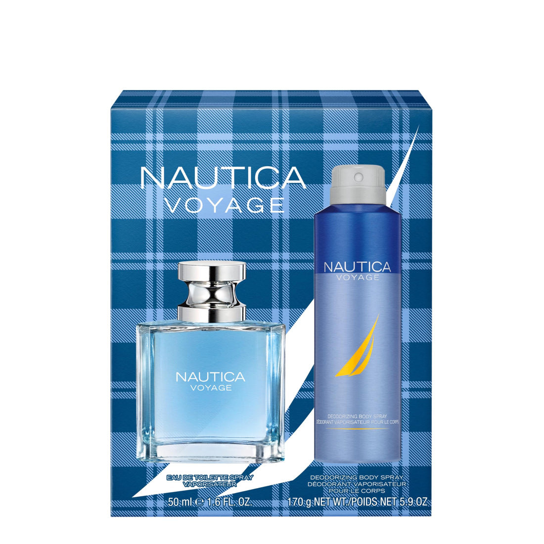 Nautica Voyage Eau De Toilette, Cologne et Parfum Pour Homme, Senteur Fraîche, Romantique, Fruitée avec des Notes Boisées et Aquatiques de Pomme, Lotus d'eau, Bois de Cèdre et Musc Idéal pour un Usage Quotidien, Longue Tenue 98 ml