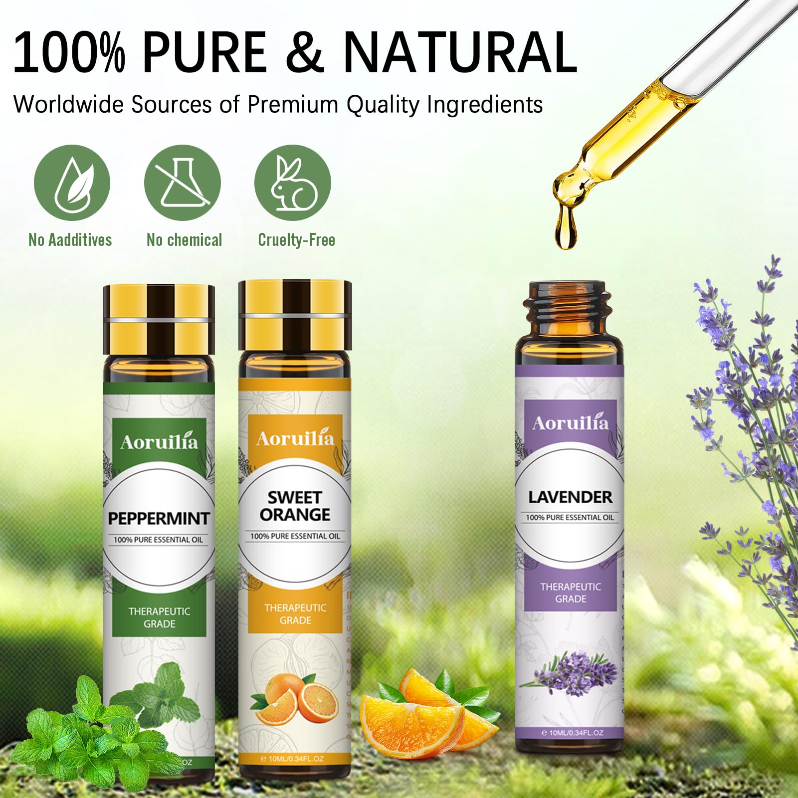 Clean Essential Oils Set 6 x 10ml, Laundry Fragrance Oils for Diffusers, Soap Making - Eucalyptus & Cotton, Bergamot Black Tea, Cardamom & Cedar, Baby Powder, Clean Breeze, Fresh Linen