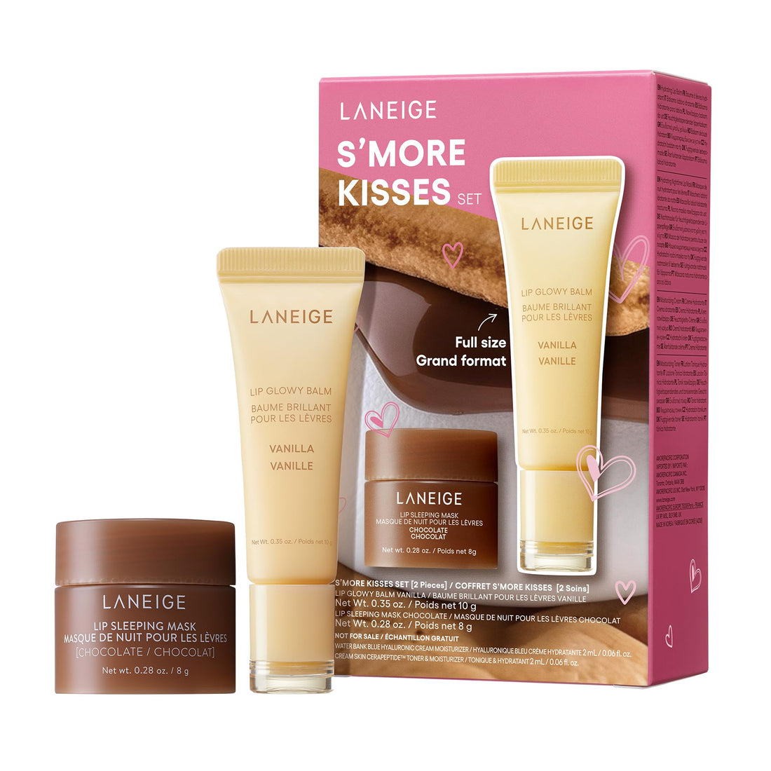 LANEIGE Lip Glowy Balm: Sheer Tinted Lip Moisturizer with Shea Butter, for Hydrating Shine & Soft Lips Halalzen