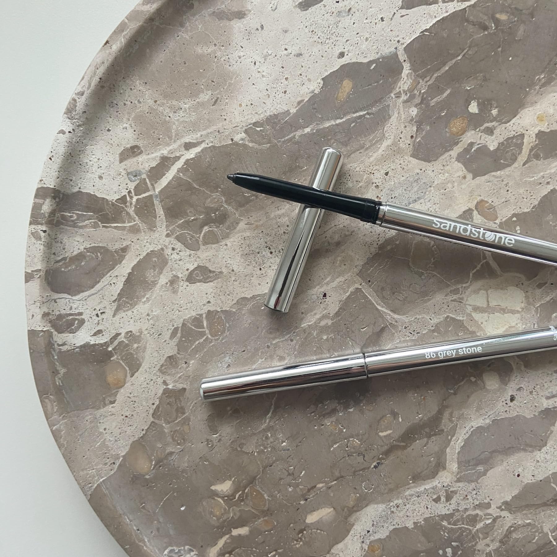 Sandstone Scandinavia Waterproof Eyeliner Pencil - Long-Lasting Gel Eye Liner for Sensitive Eyes - Hypoallergenic & Smudge-Proof - Fragrance-Free, Vegan & Allergy Tested (Black) Halalzen