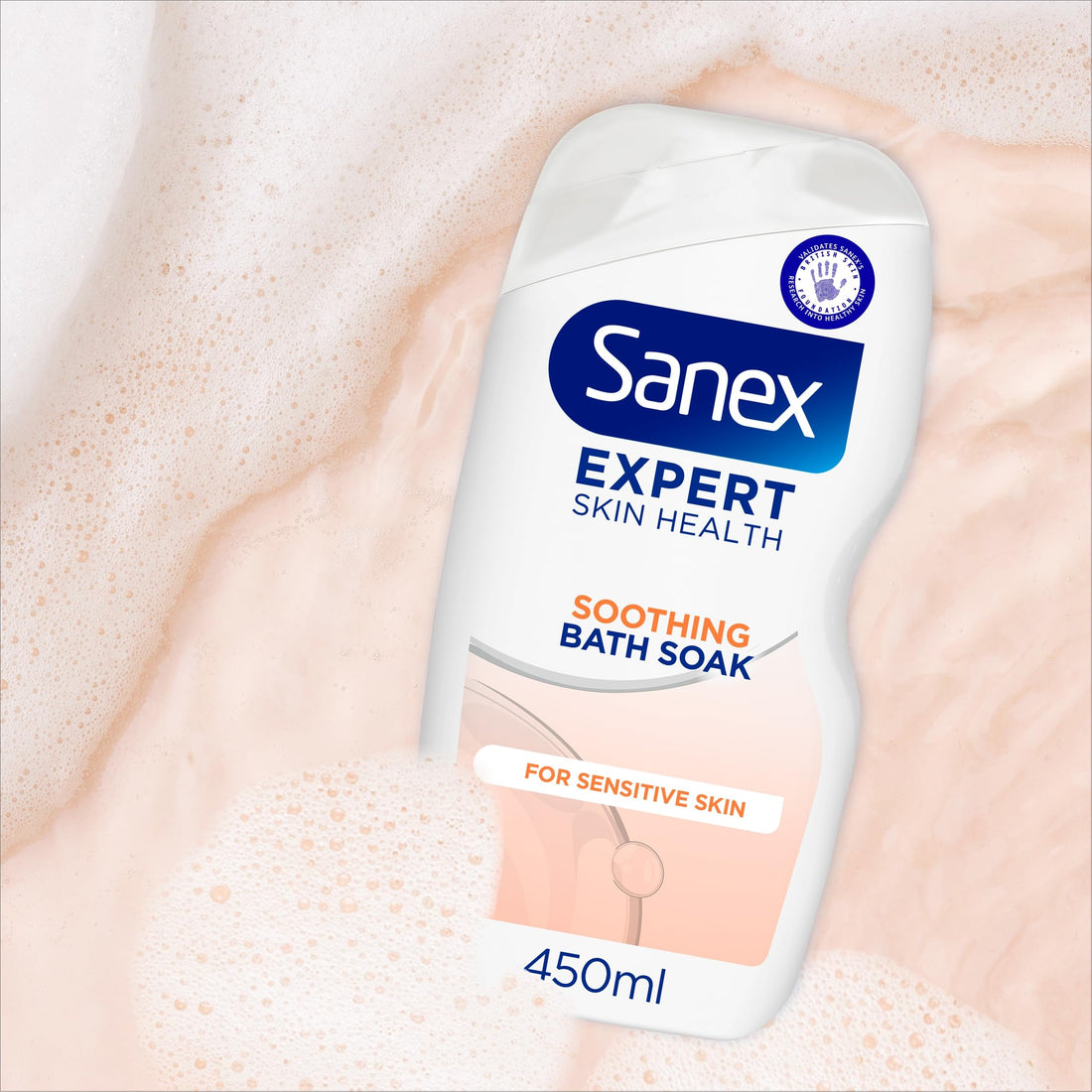 Sanex Body Wash - Expert Skin Health - Hypoallergenic Shower Gel - Dermatologist Tested Gentle For Very Sensitive Skin - Multipack - 6 Pack - 450ml Bottles