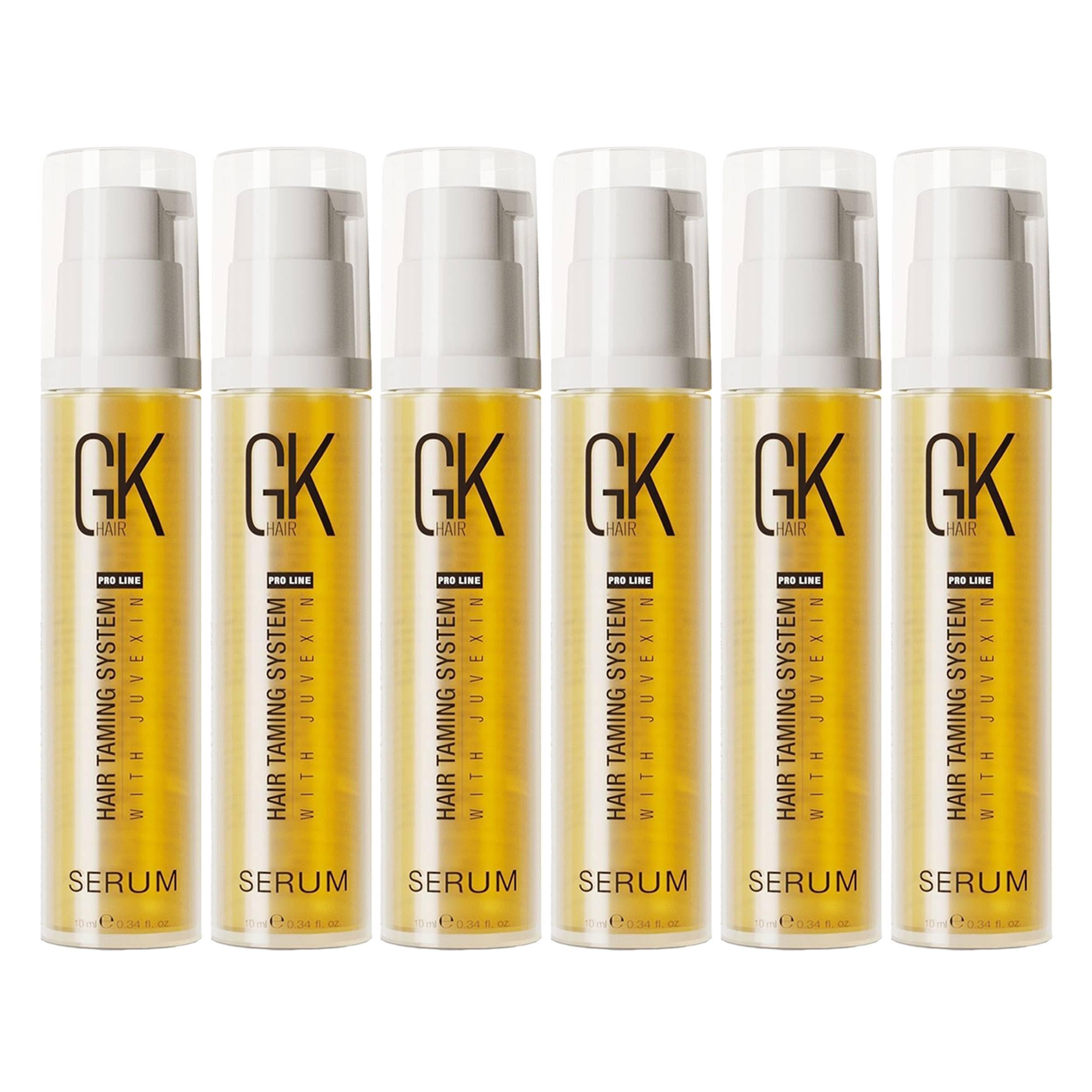 Hair Oil Keratin Treatment Serum By GK HAIR - Argan Oil Lightweight Formula For Frizz Control Heat Protection Add Shine Repair Dry Damaged Hydrating Sulfate Free All Hair Types Men Women - 50ml