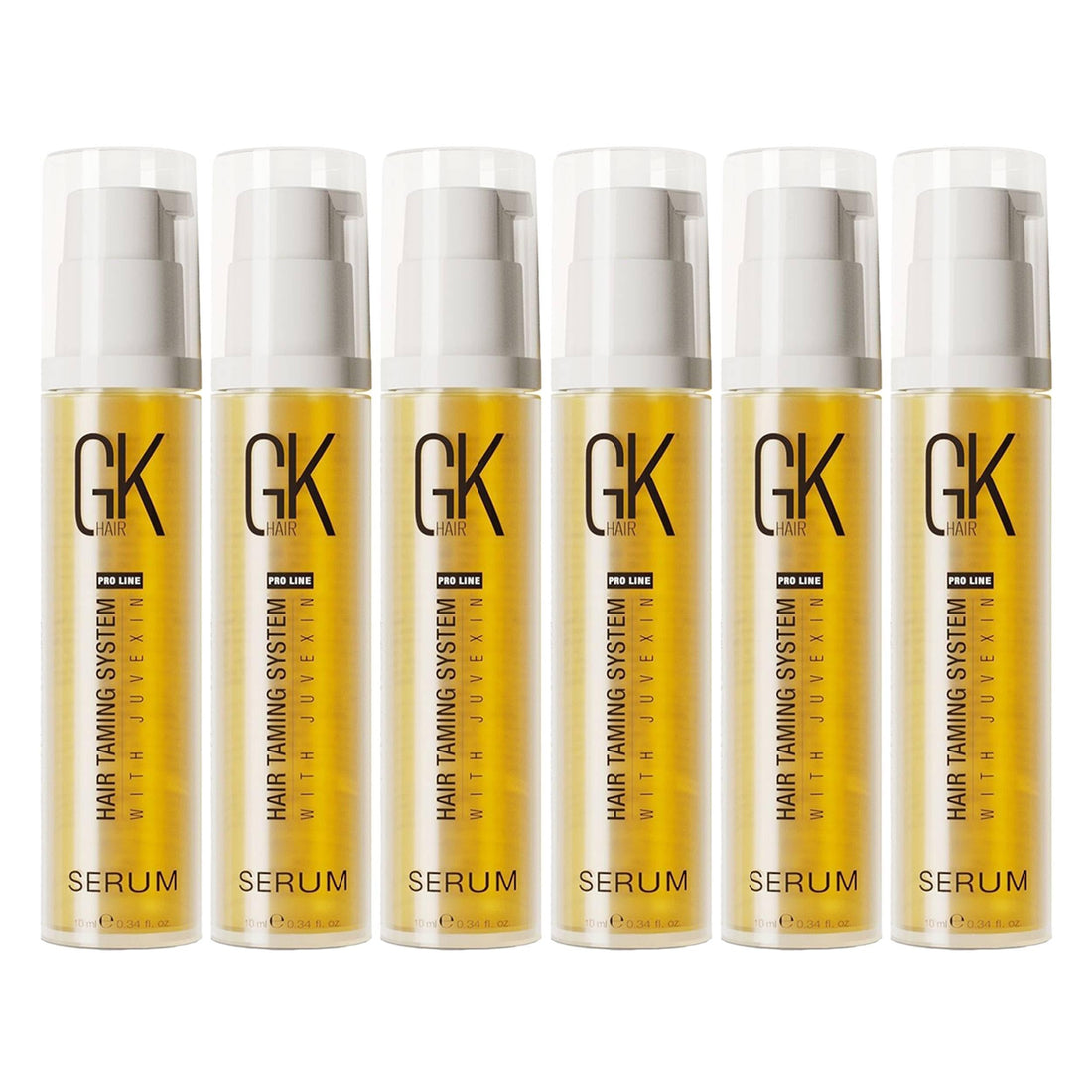 Hair Oil Keratin Treatment Serum By GK HAIR - Argan Oil Lightweight Formula For Frizz Control Heat Protection Add Shine Repair Dry Damaged Hydrating Sulfate Free All Hair Types Men Women - 50ml