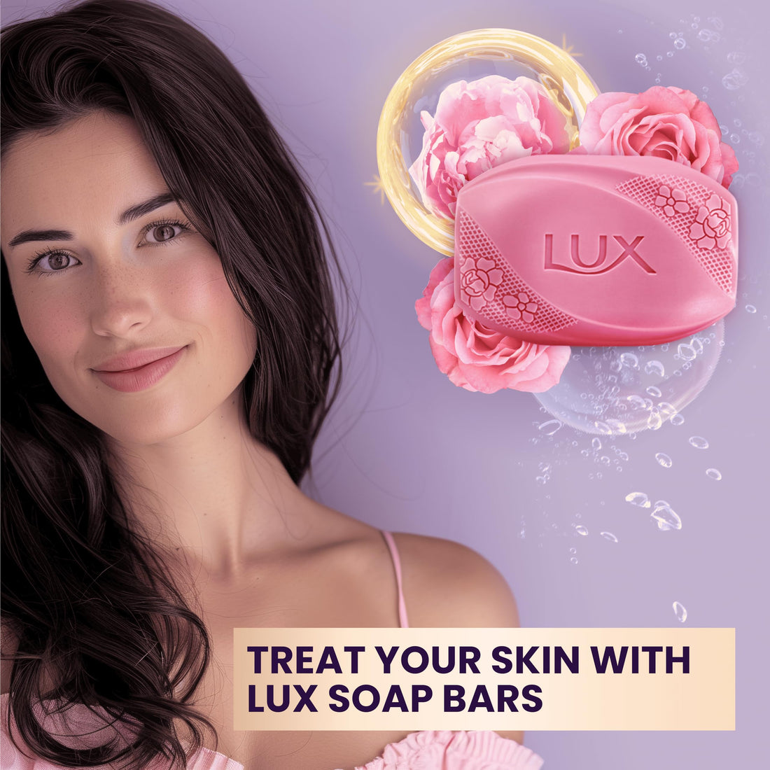 LUX Velvet Touch Soap Bar, Jasmine & Almond Oil, For Smooth Fragrant Skin, 80g (12 Pack) Halalzen
