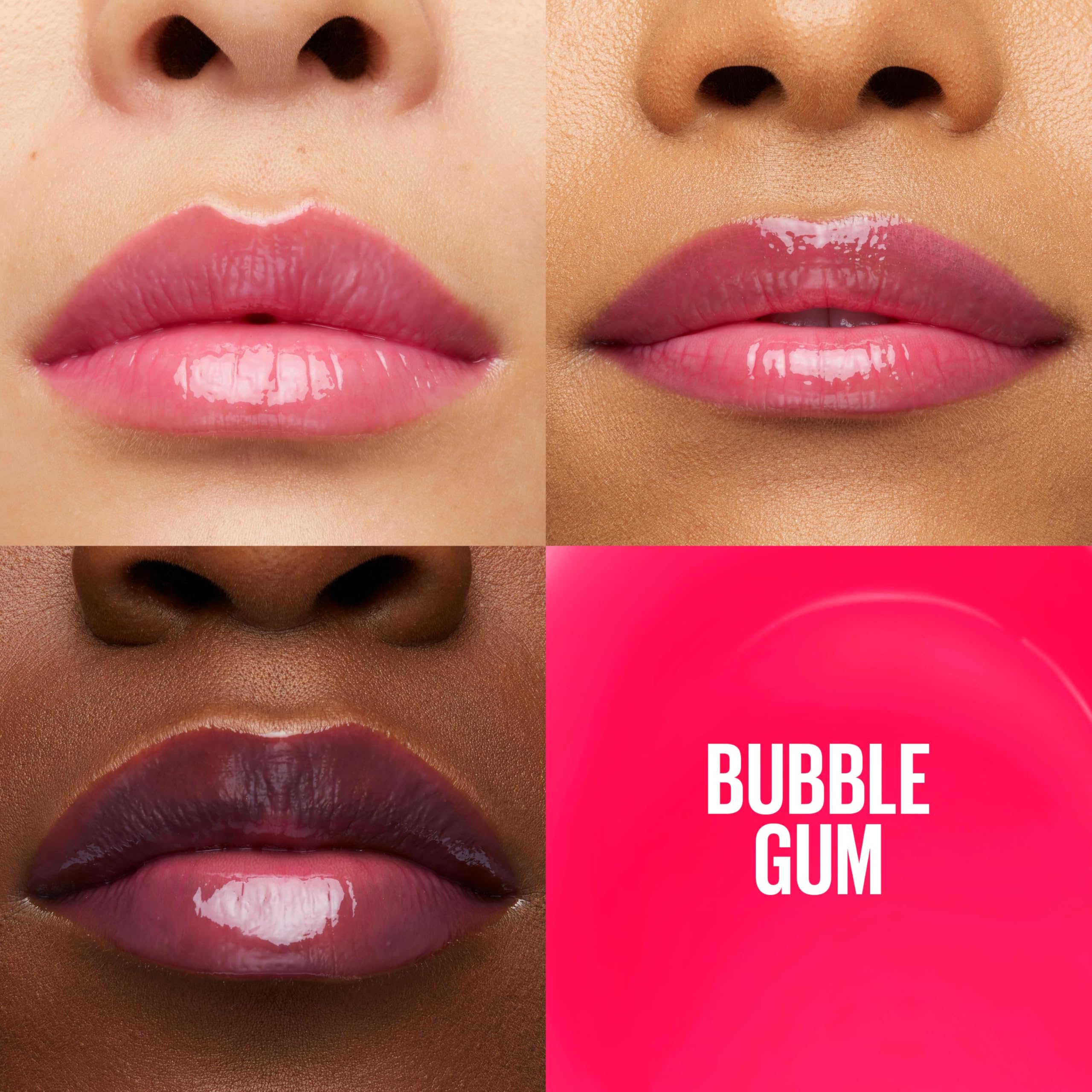 Maybelline Lifter Gloss, Hydrating Lip Gloss with Hyaluronic Acid, Ice, Pink Neutral, 0.18 Ounce