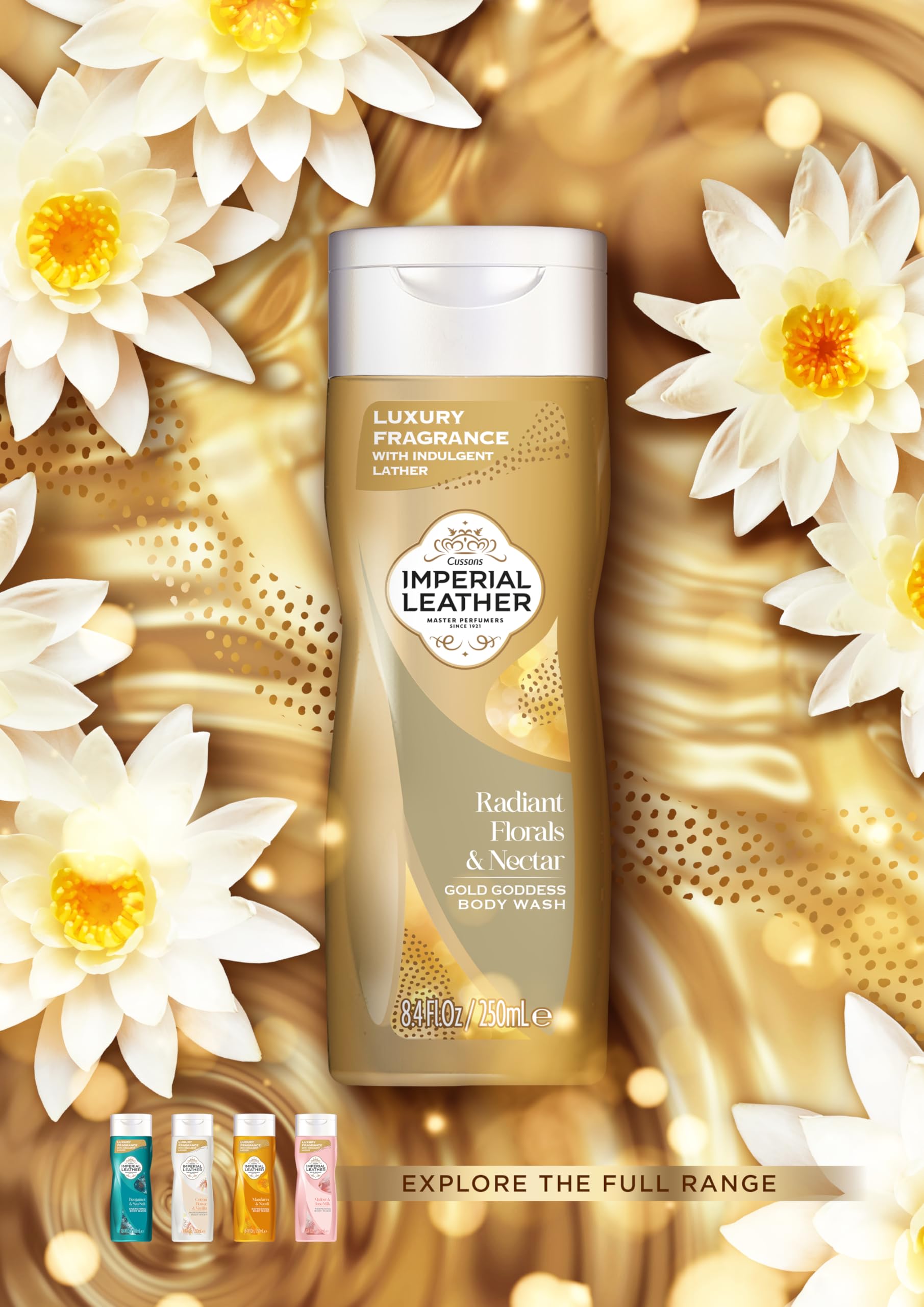 Imperial Leather Body Wash Cotton Flower & Vanilla 250ml