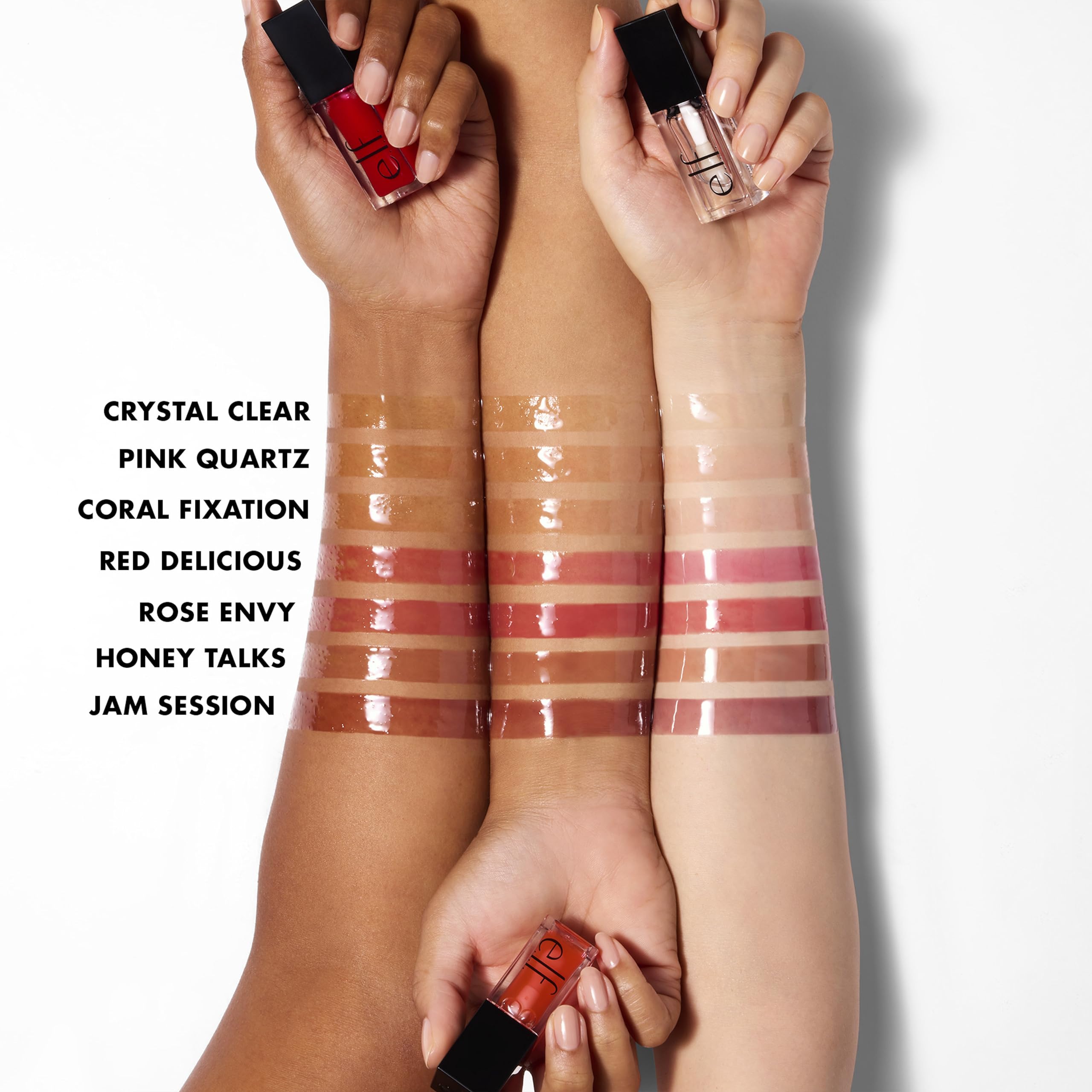 e.l.f. Glow Reviver Lip Oil, Nourishing Tinted Lip Oil For A High-Shine Finish, Infused With apricot Oil, Vegan & Cruelty-Free, It's Giving Guava