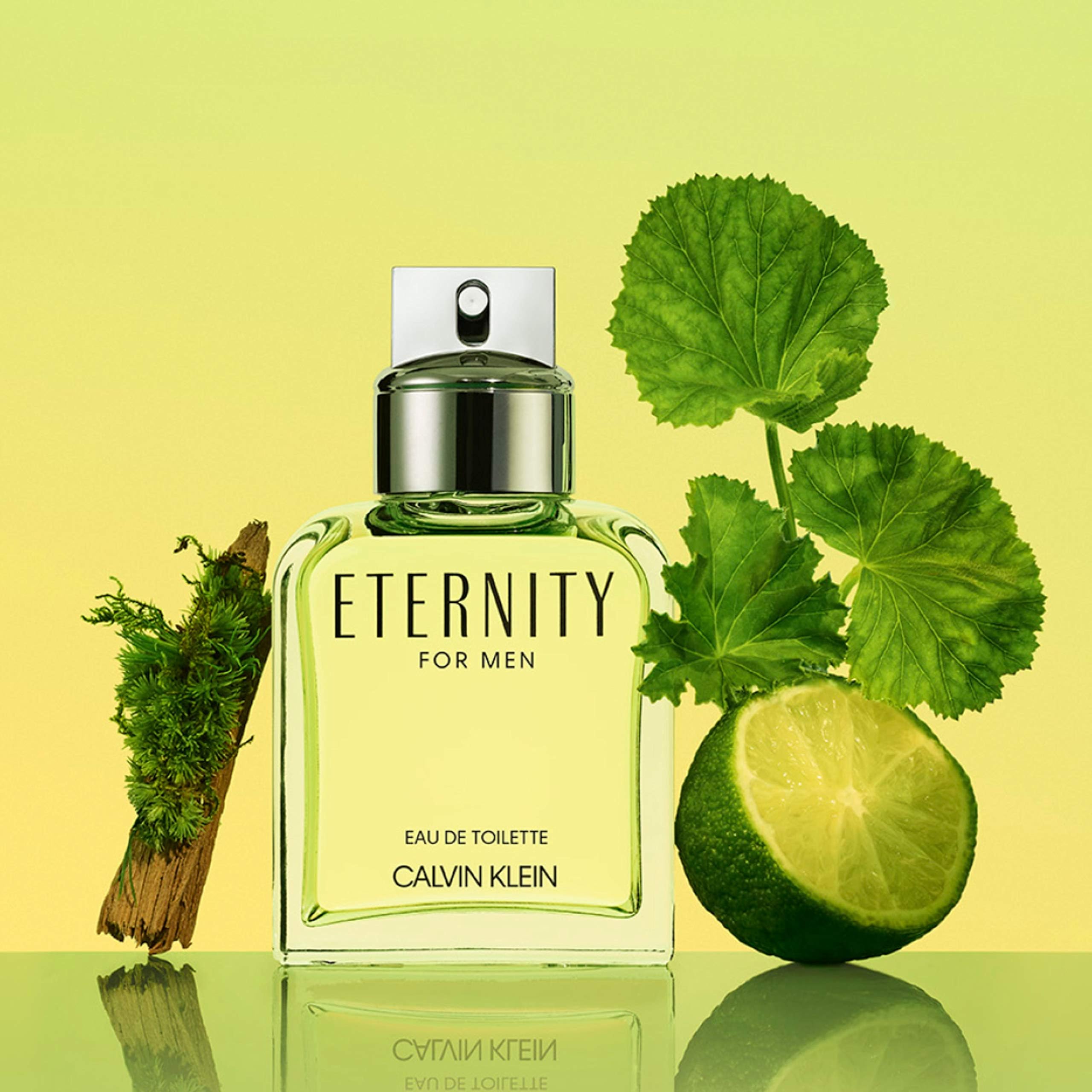Calvin Klein Eternity, Eau de Toilette for Men, Fougere Fragrance with Notes of Bergamot, Geranium and Moss, Medium Longevity