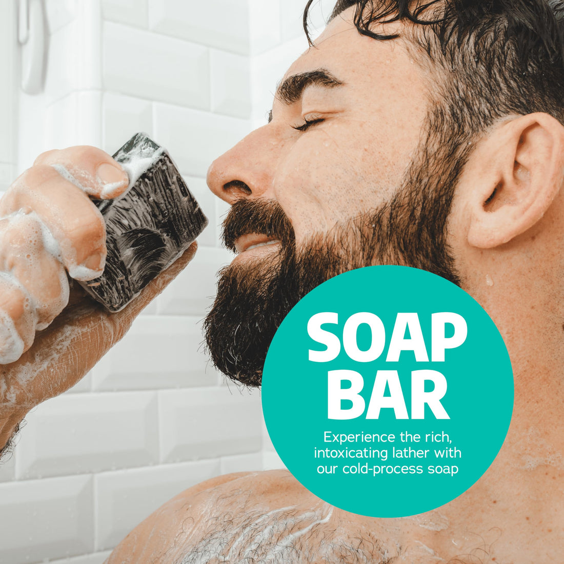 Dr. Squatch Natural Men’s Bar Soap - Cold Process Body Soap Bar with Natural Oils - Gifts for Men - Coconut Castaway (5 oz, 3-Pack)