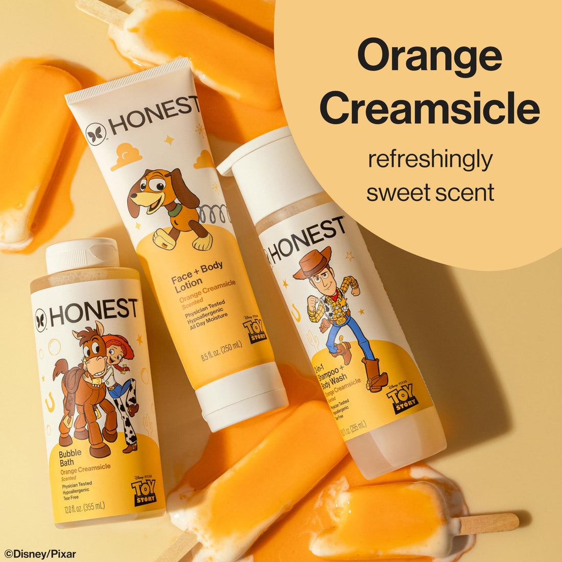 The Honest Company Foaming Bubble Bath & Baby Wash, Tear-Free, Hypoallergenic, Natural Formula, Lavender Calm Scent, 12 fl oz Halalzen