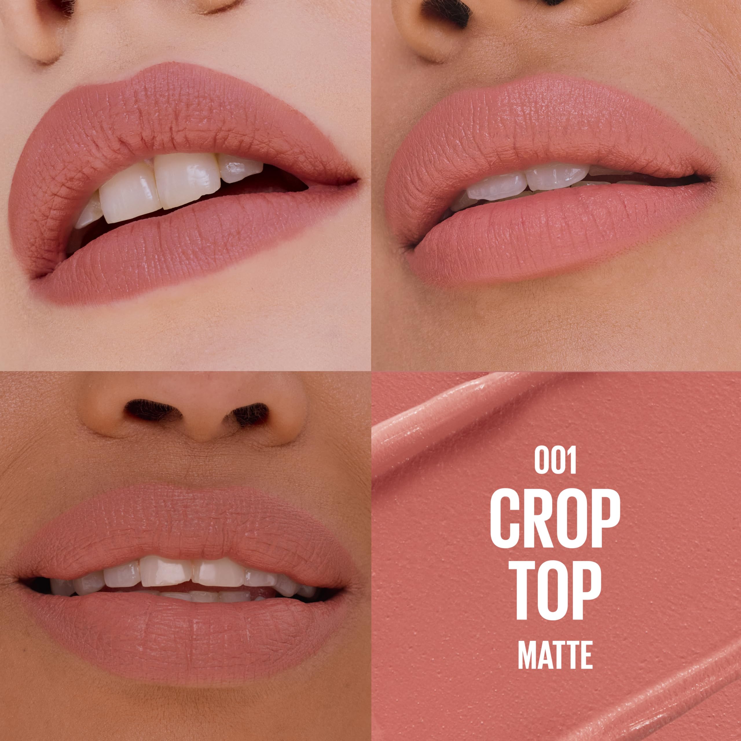 MAYBELLINE Serum-Lippenstift, Feuchtigkeitsspendendes Lippen-Make-up mit 8 Stunden Lippenauffüllender Feuchtigkeit mit Hyaluronsäure + Öl-Mischung, Wild Card (Mitteltoniges Rot Matt)