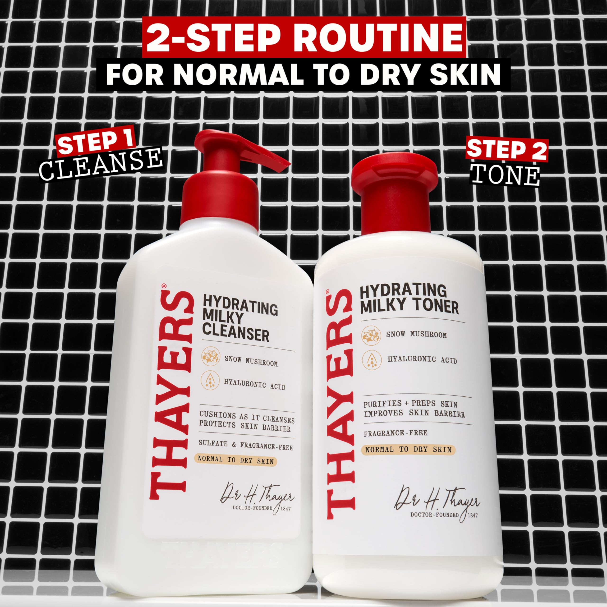 Thayers Witch Hazel Facial Gentle Rose Petal Toner Lotion with Organic Aloe Vera, All Day Hydration, Redue Pores & Improve Skin Texture, Vegan & Alcohol Free, 355ml