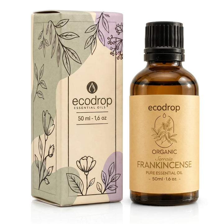 Ecodrop Tea Tree Essential Oil, 10 ml | 100% Pure Organic Steam-Distilled | Melaleuca Alternifolia | Aromatherapy, Diffuser, Massage, Bath, Soap & Candle Making | Australian Fresh Aroma
