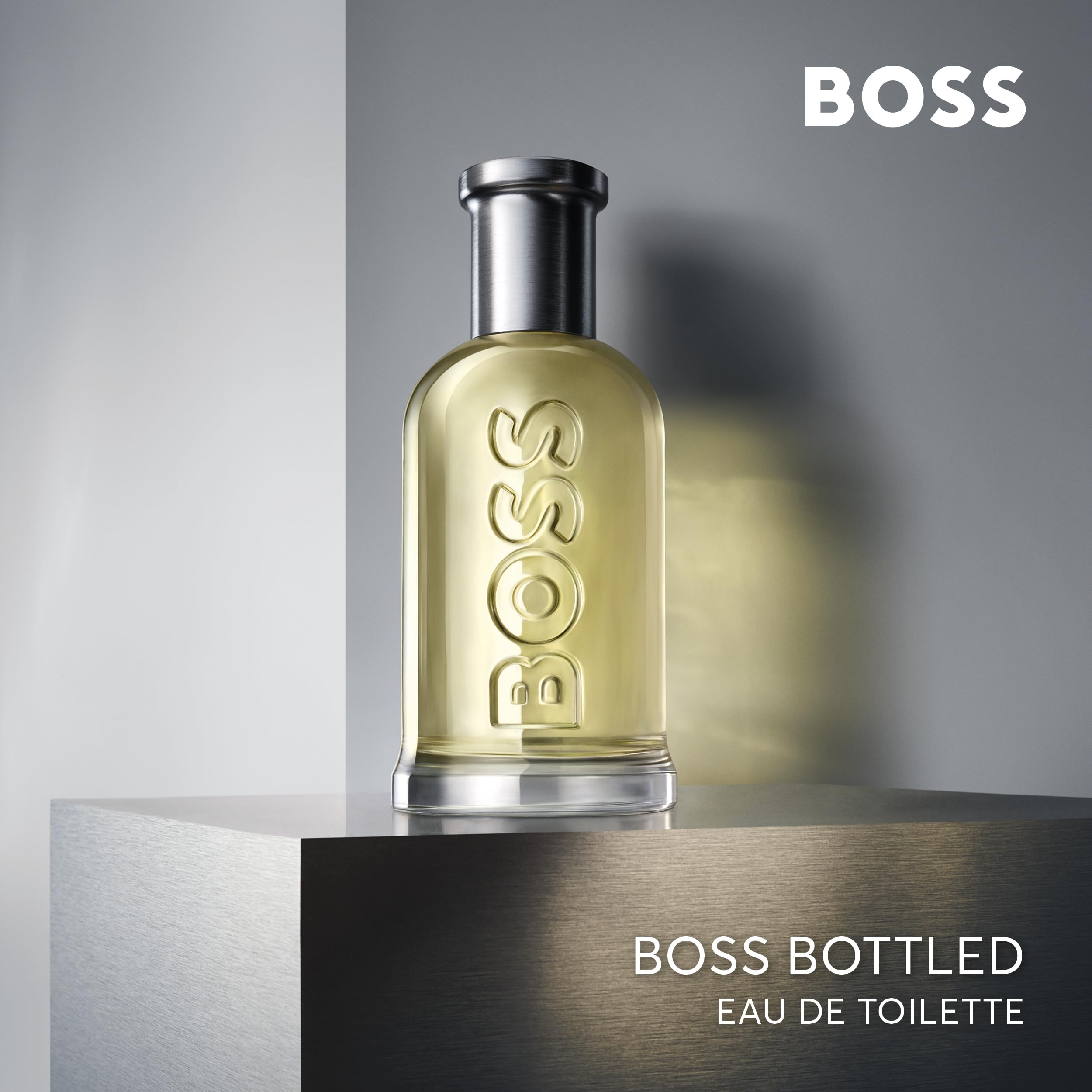 BOSS Bottled - Eau de Toilette for Him - Woody & Fruity Fragrance with Notes of Apple, Cinnamon and Wood - Medium Longevity