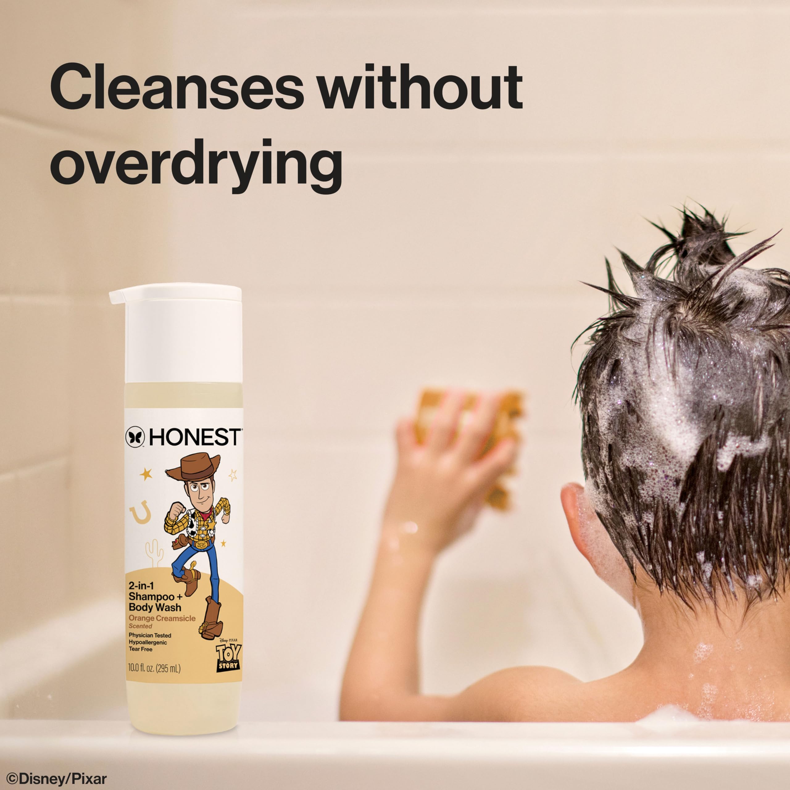 The Honest Company 2-in-1 Cleansing Shampoo Body Wash Gentle for Baby, Naturally Derived, Tear-free, Hypoallergenic, Lavender Calm, 18 fl oz Halalzen