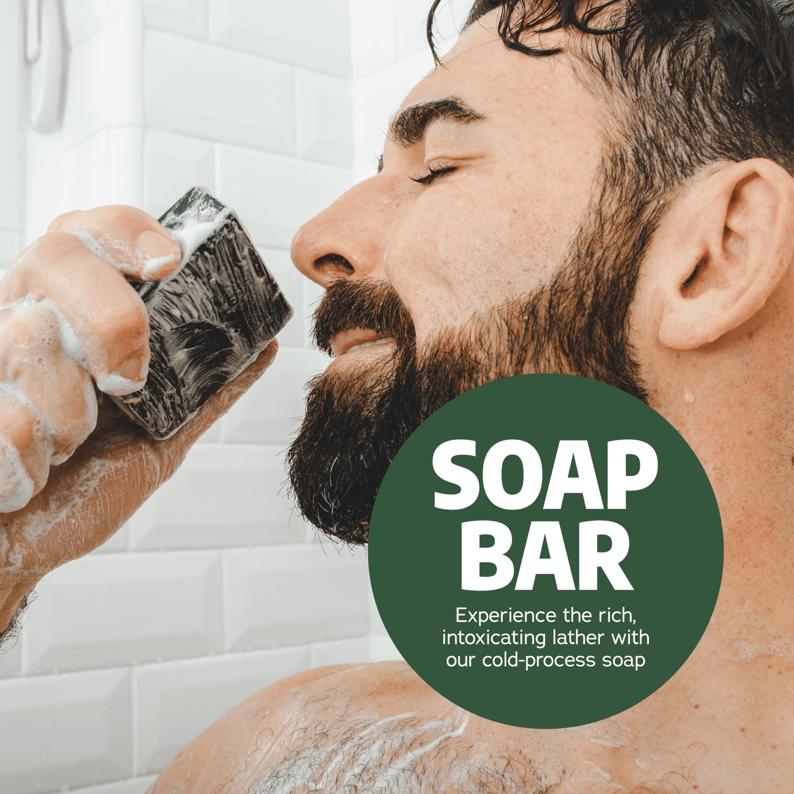 Dr. Squatch Natural Men’s Bar Soap - Cold Process Body Soap Bar with Natural Oils - Gifts for Men - Coconut Castaway (5 oz, 3-Pack)