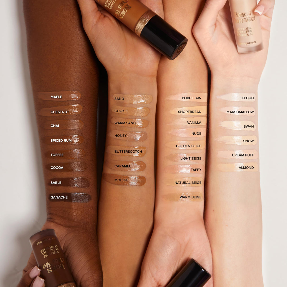 Too Faced Born This Way Super Coverage Multi-Use Concealer | Full Coverage, Oil Free, Long Lasting + Hydrating,13.5ml Halalzen